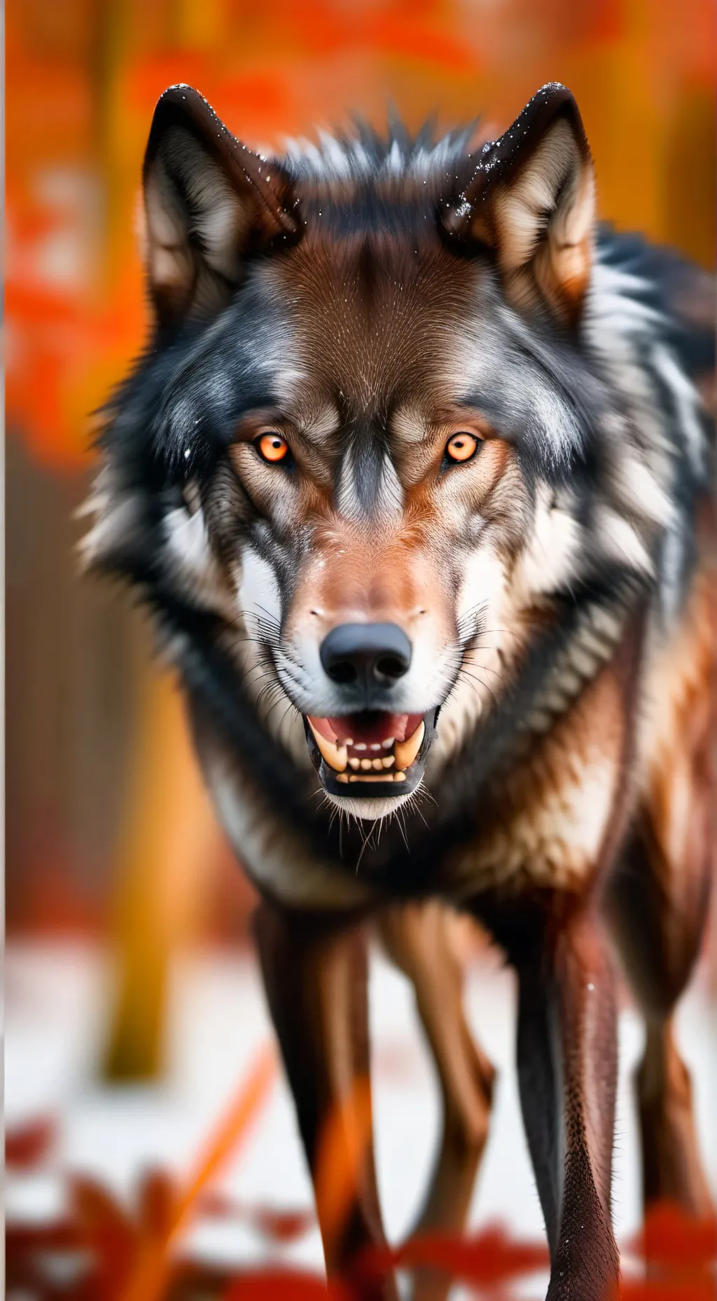 ai character: wolf background