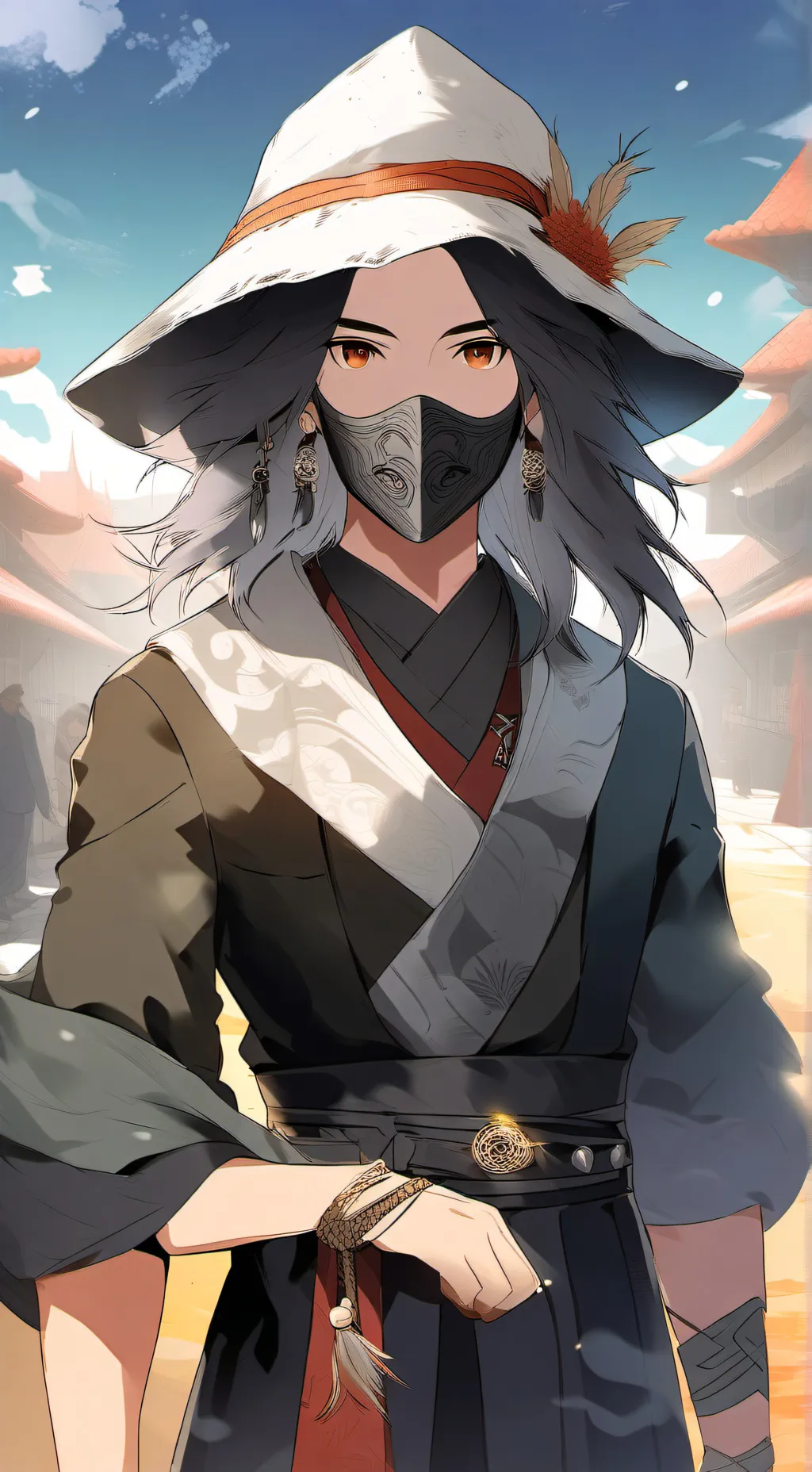ai character: Mystery background