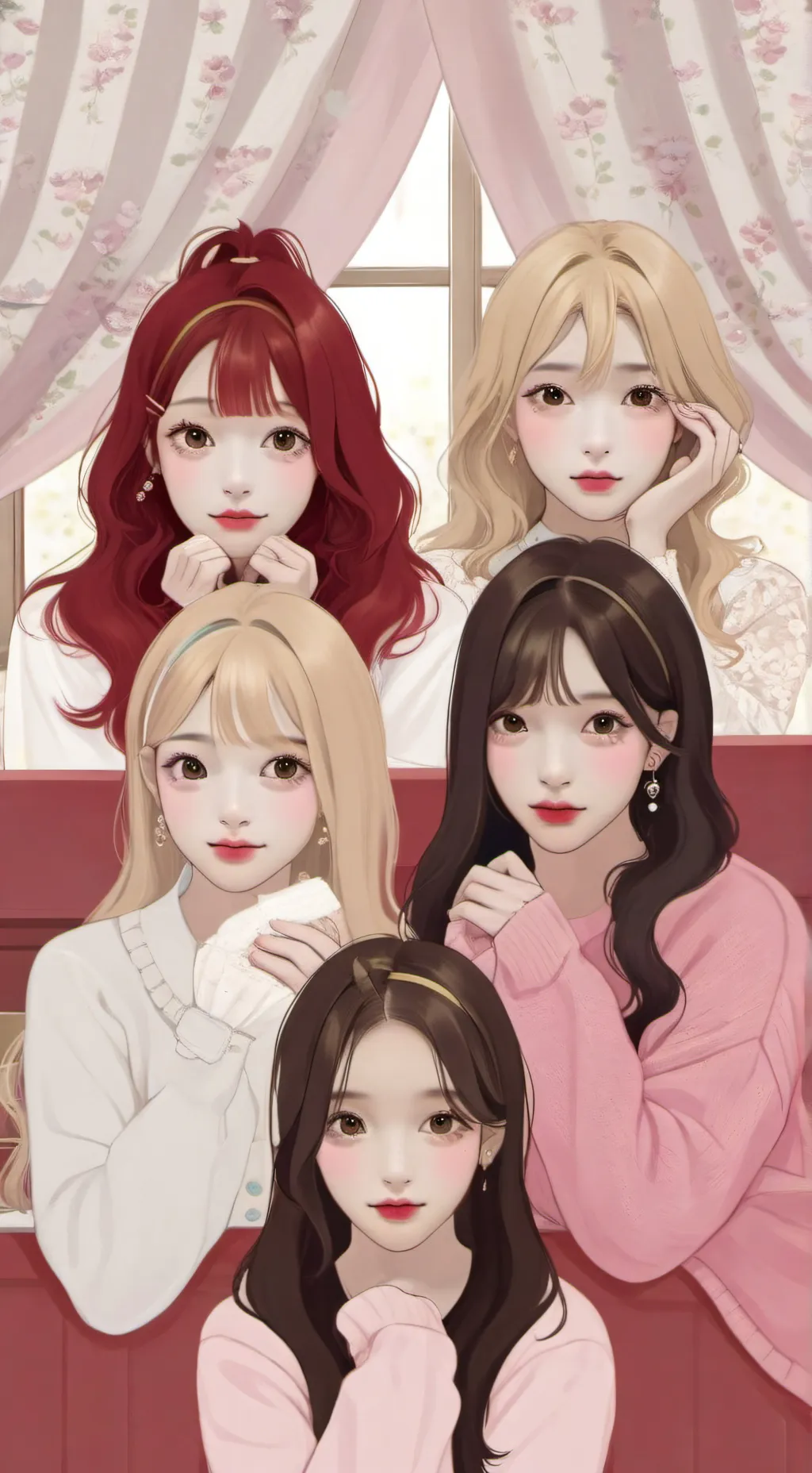 ai character: Friend group! xx background