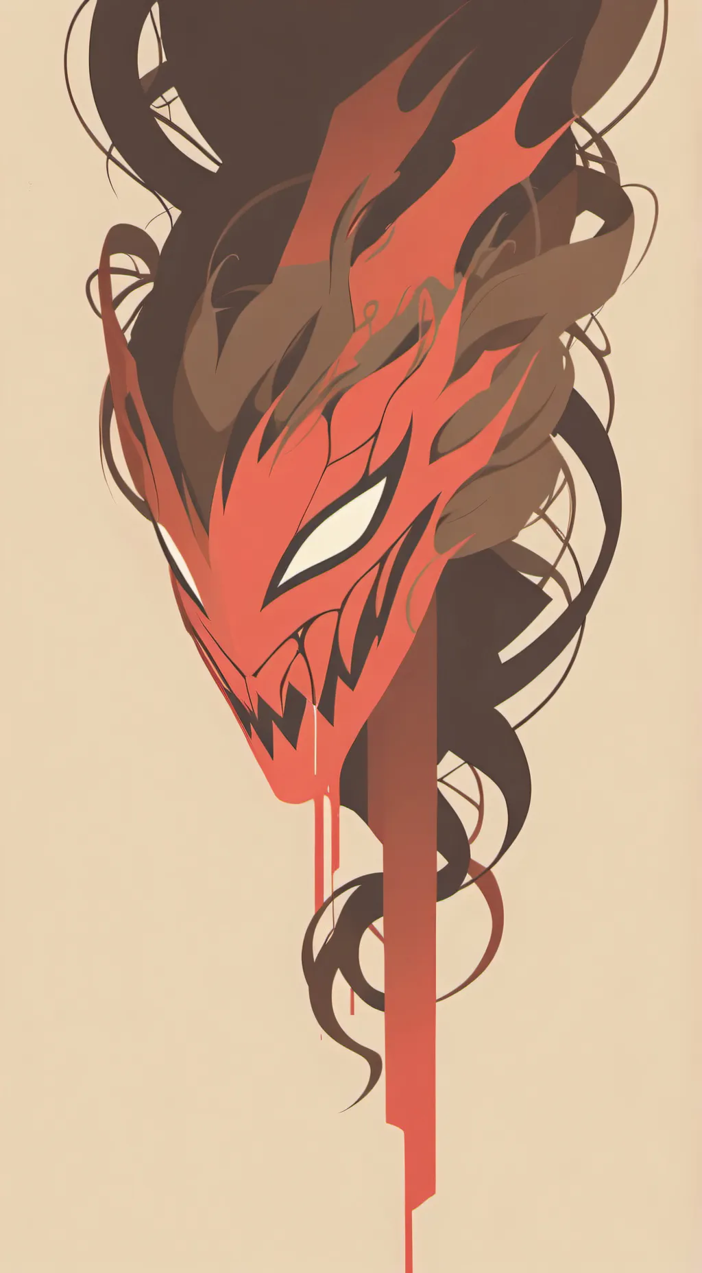 ai character: carnage  background