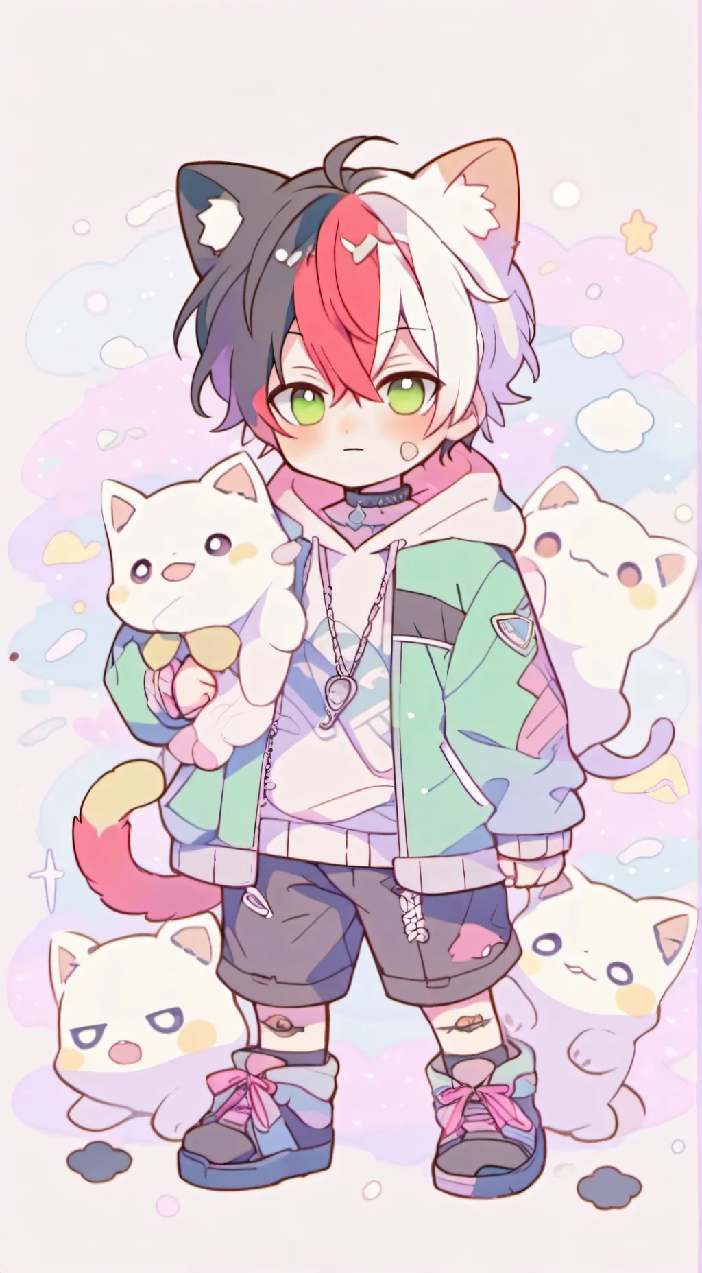 ai character: todoroki×y/n background