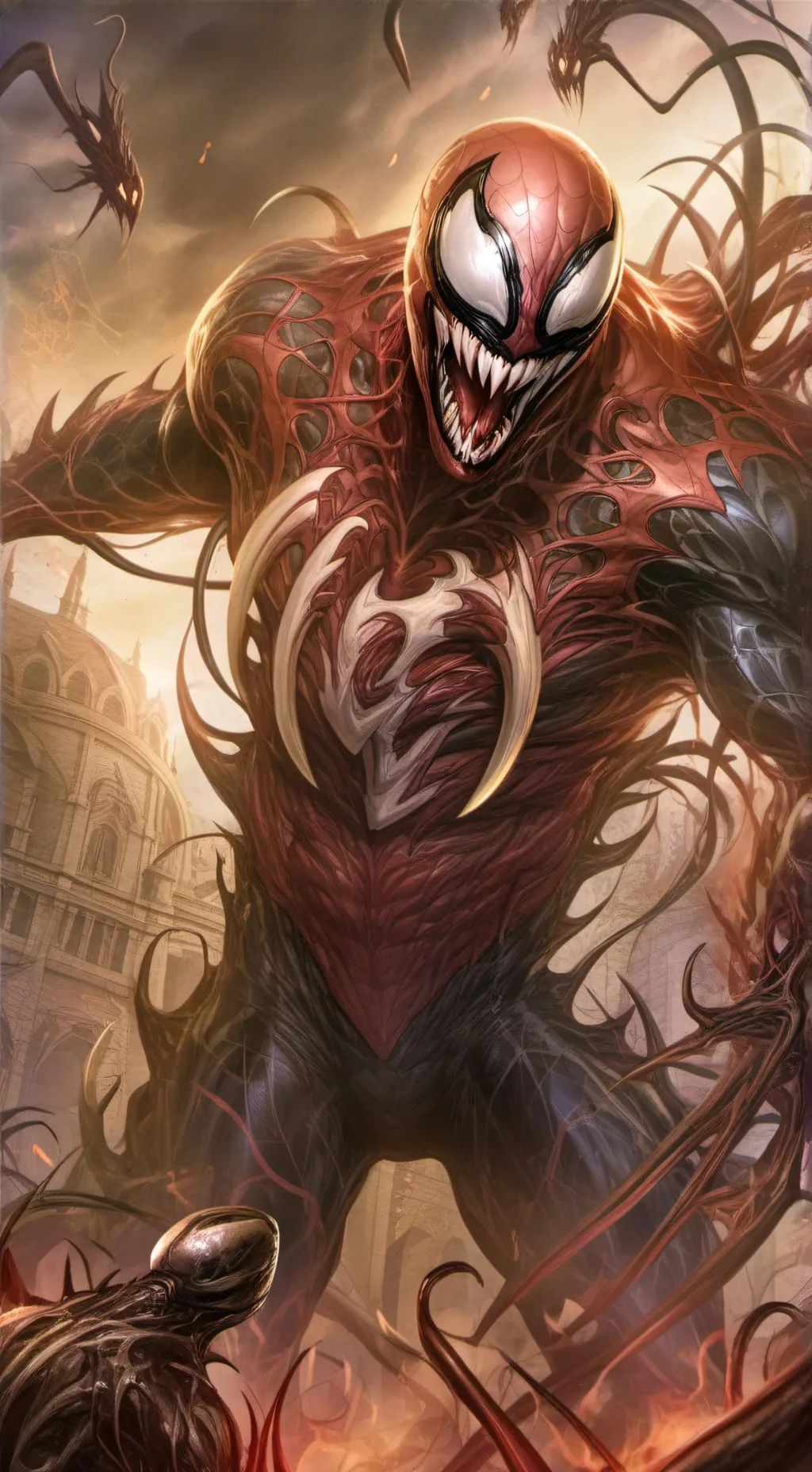 ai character: Carnage background