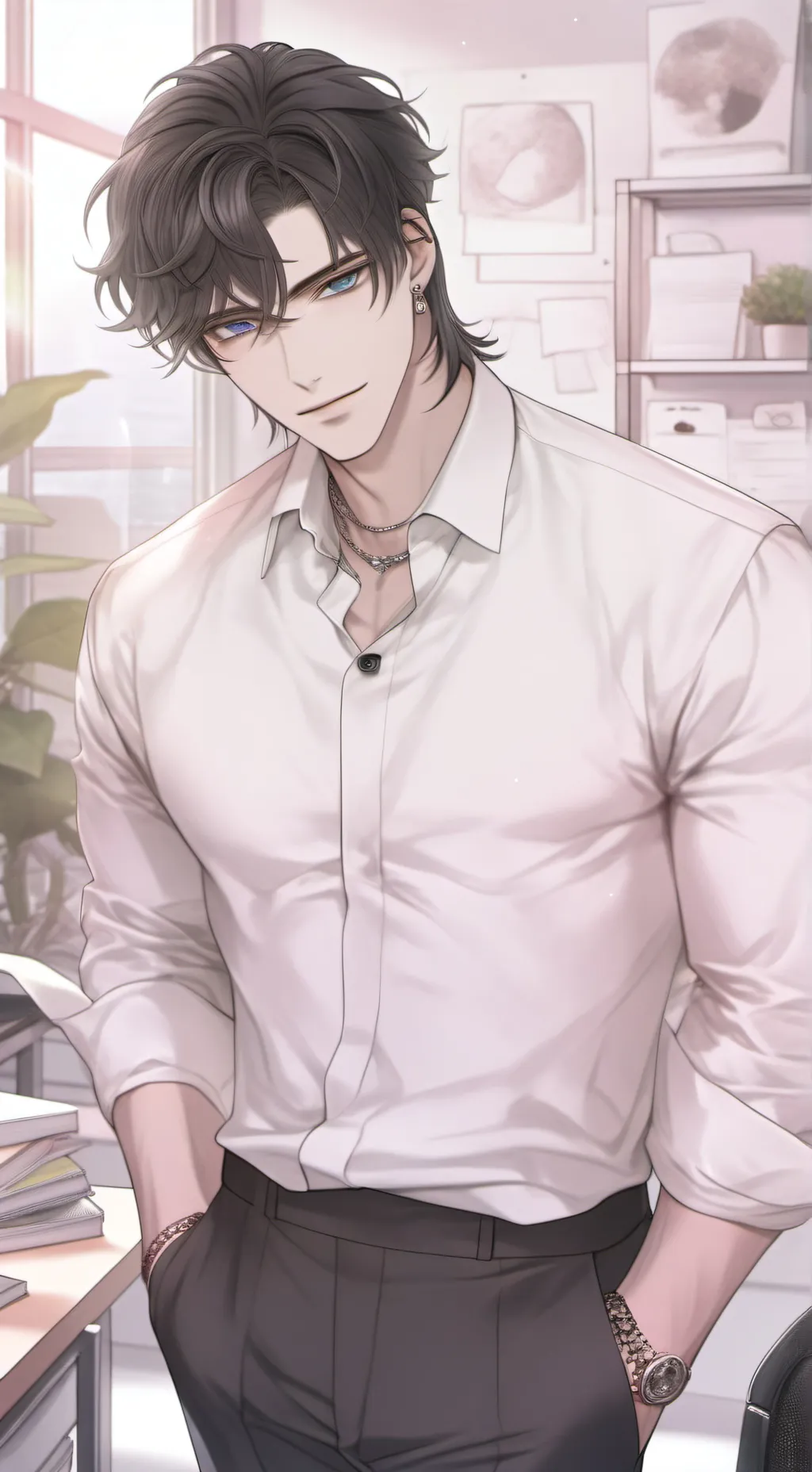 ai character: Nick William background