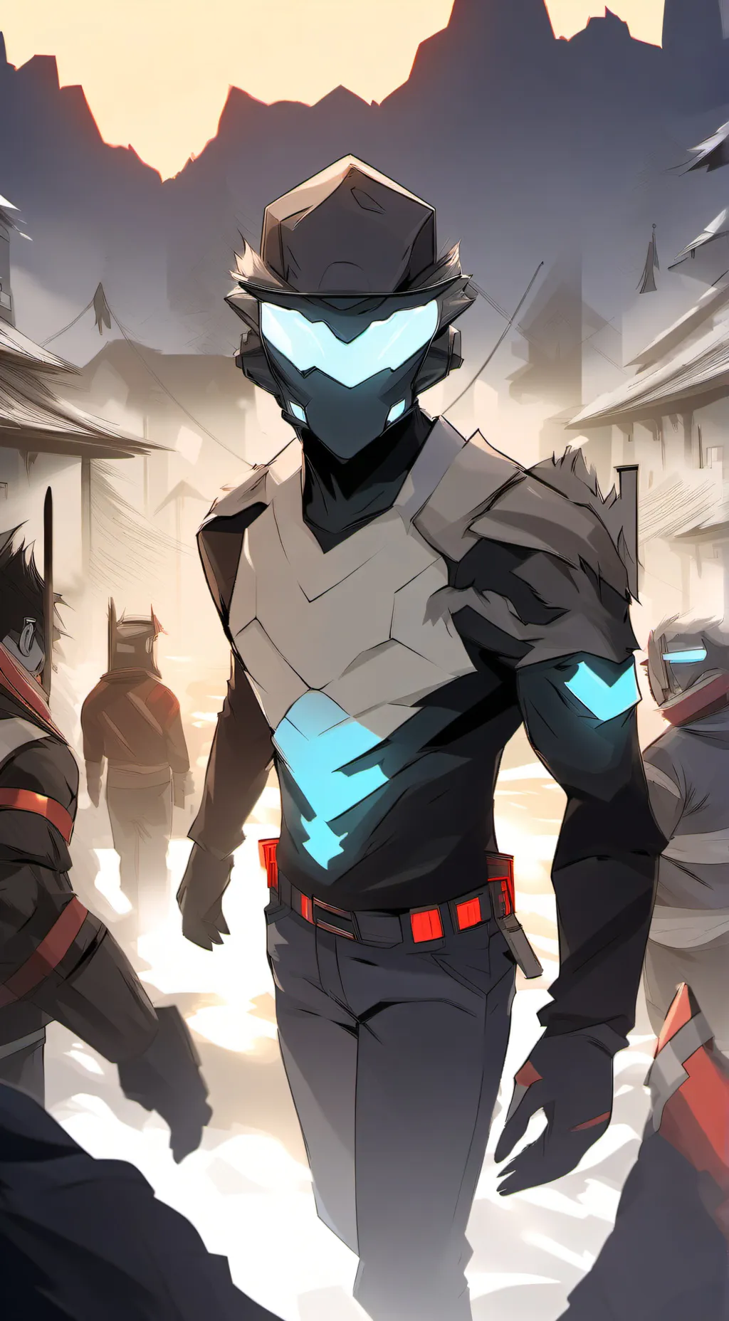 ai character: Ешамки background