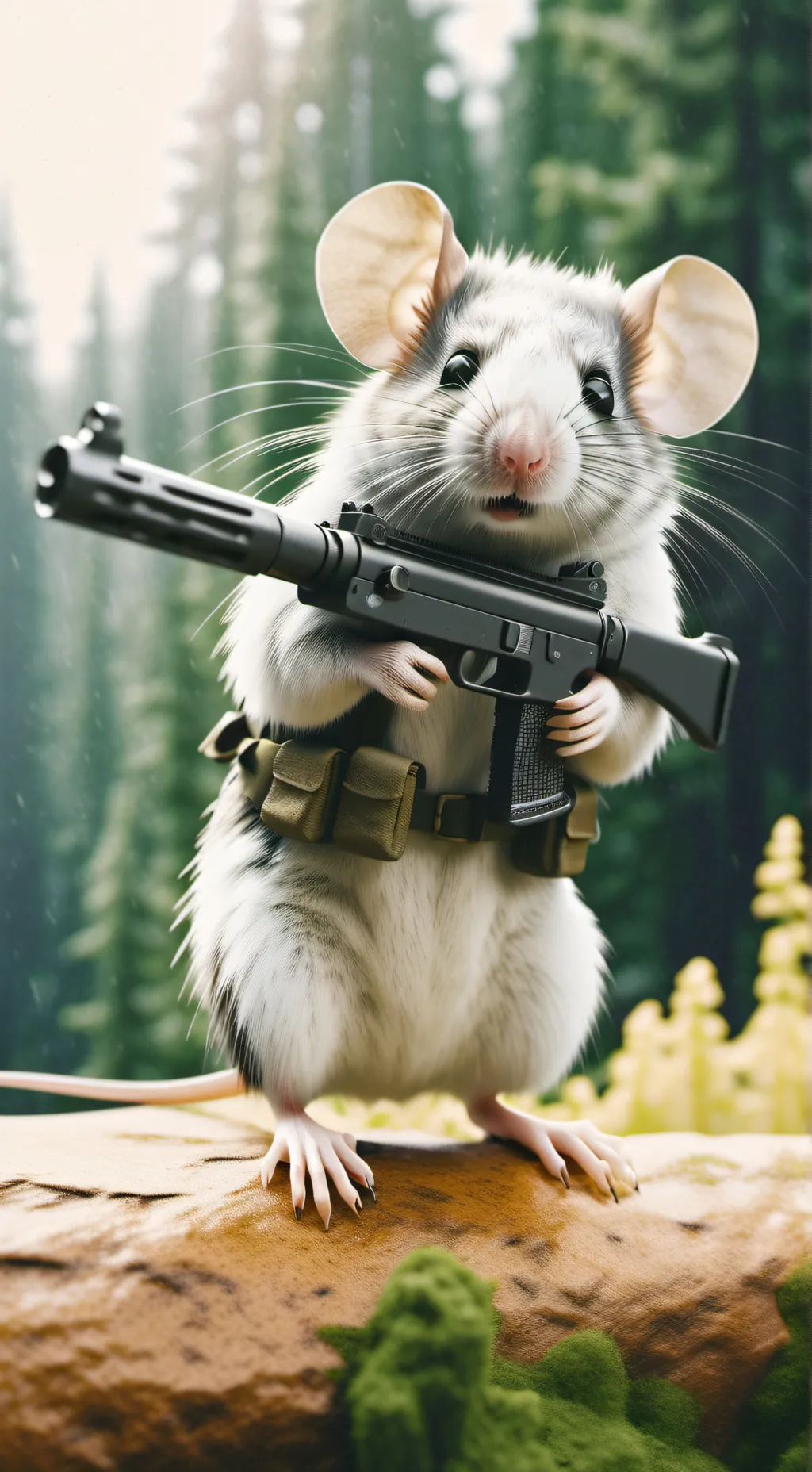 ai character:  cheese mouse background
