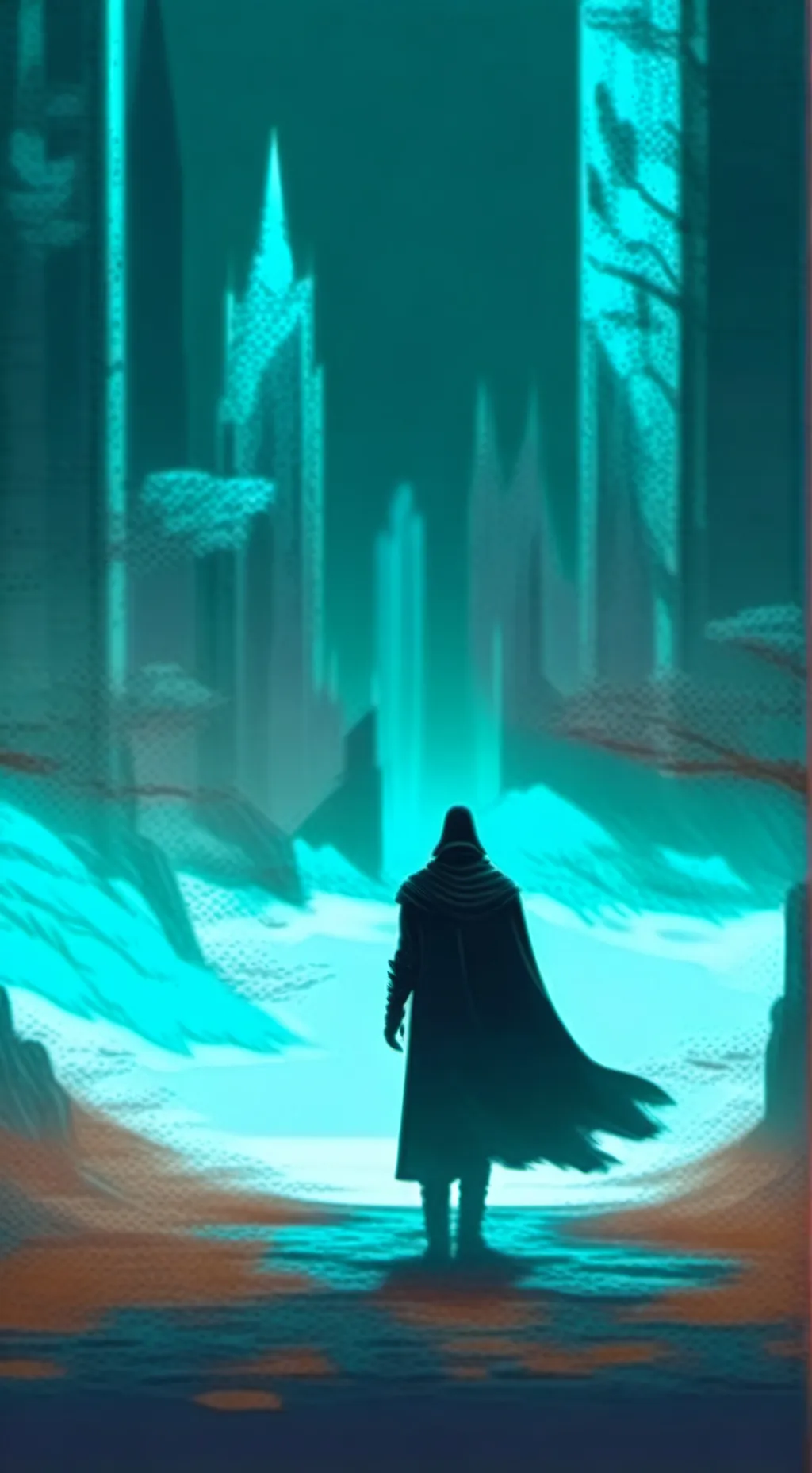 ai character: Deepwoken depth background