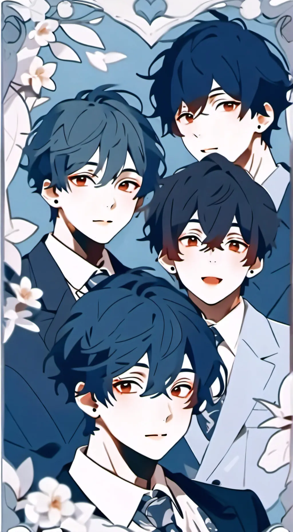 ai character: cousins  background