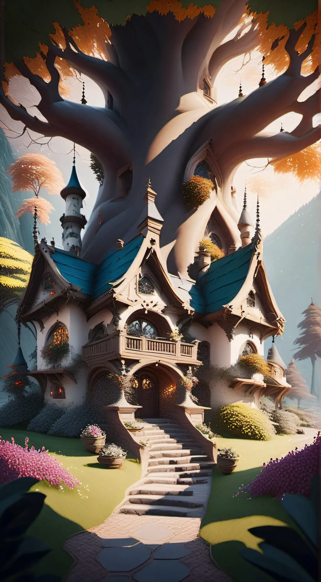 ai character: Dandys W! Royal AU background