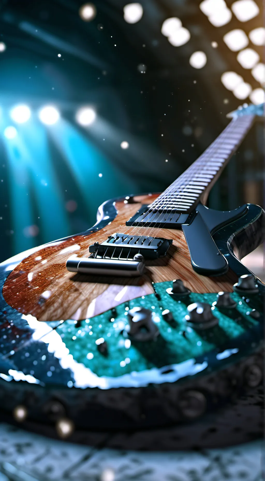 ai character: MHA concert background