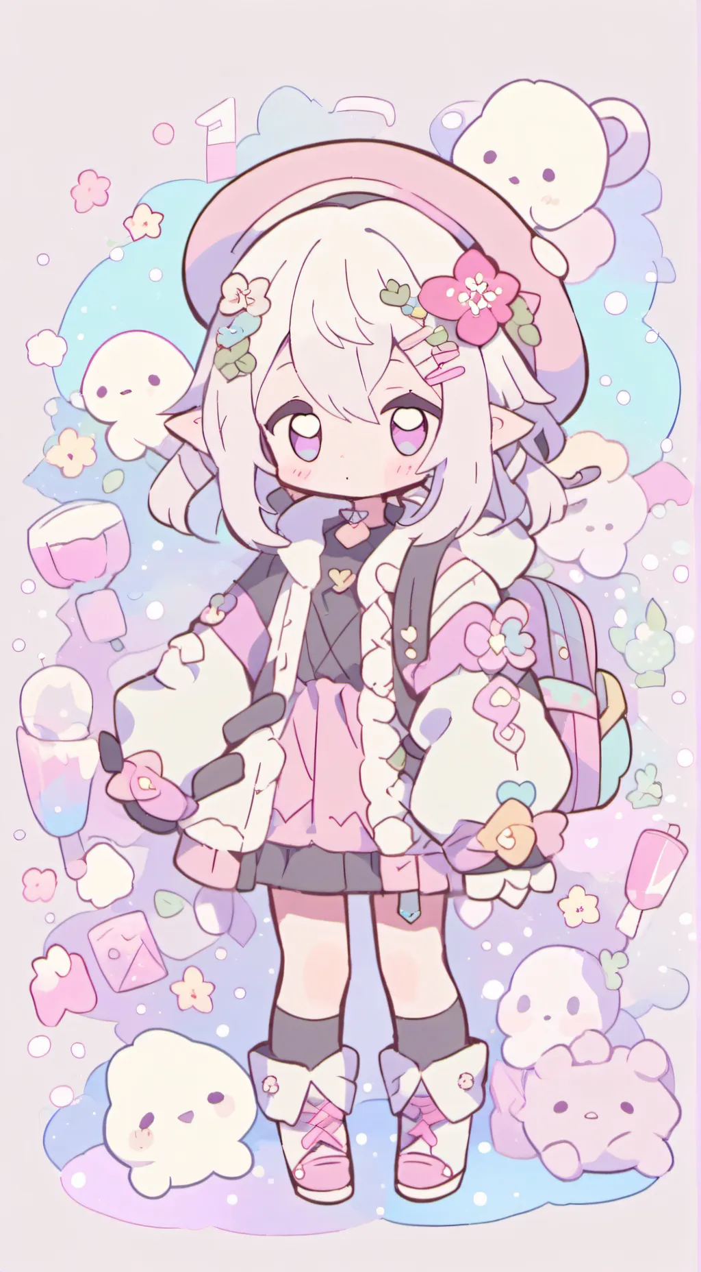 ai character: Melzinha background
