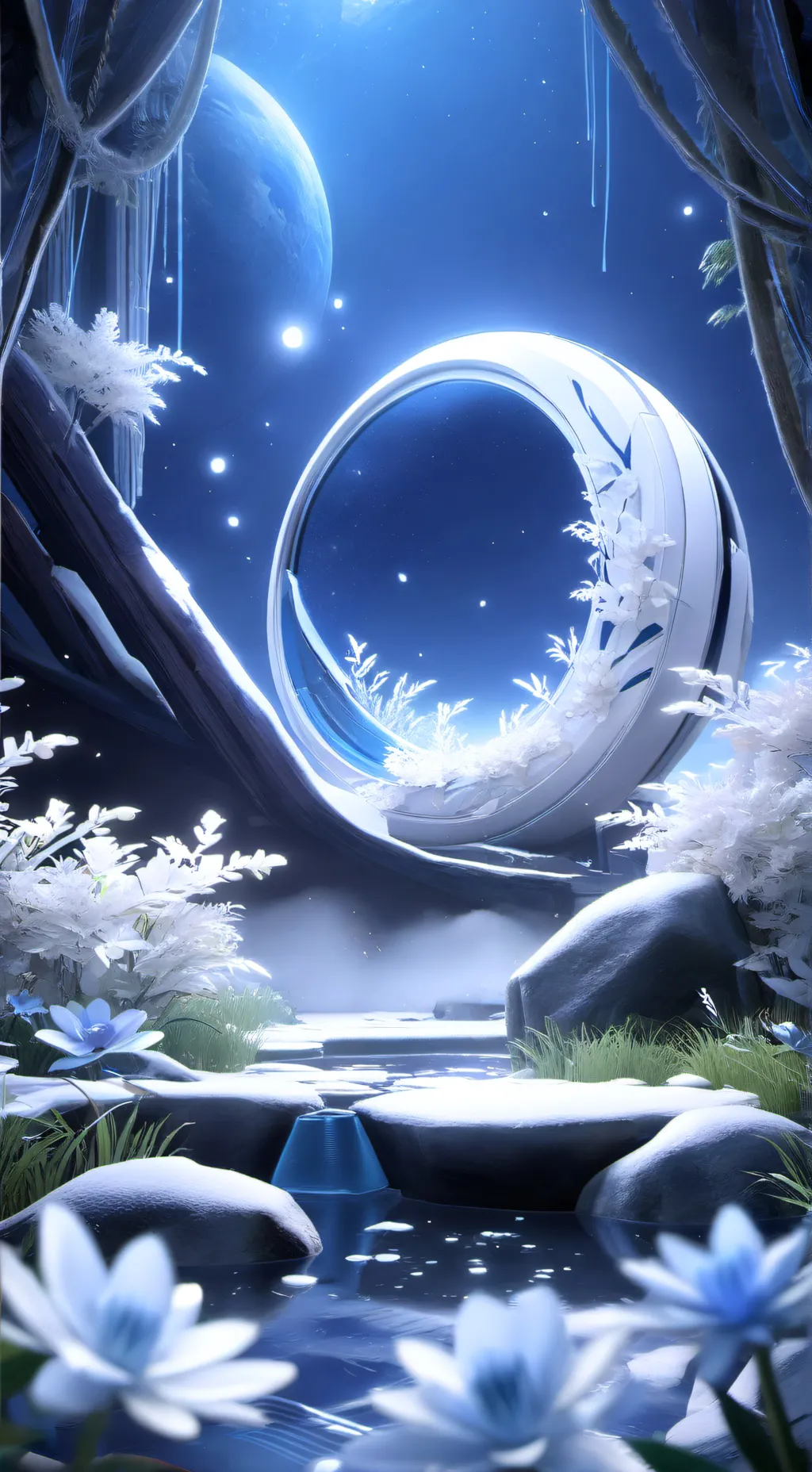 ai character: heaven or Hell background