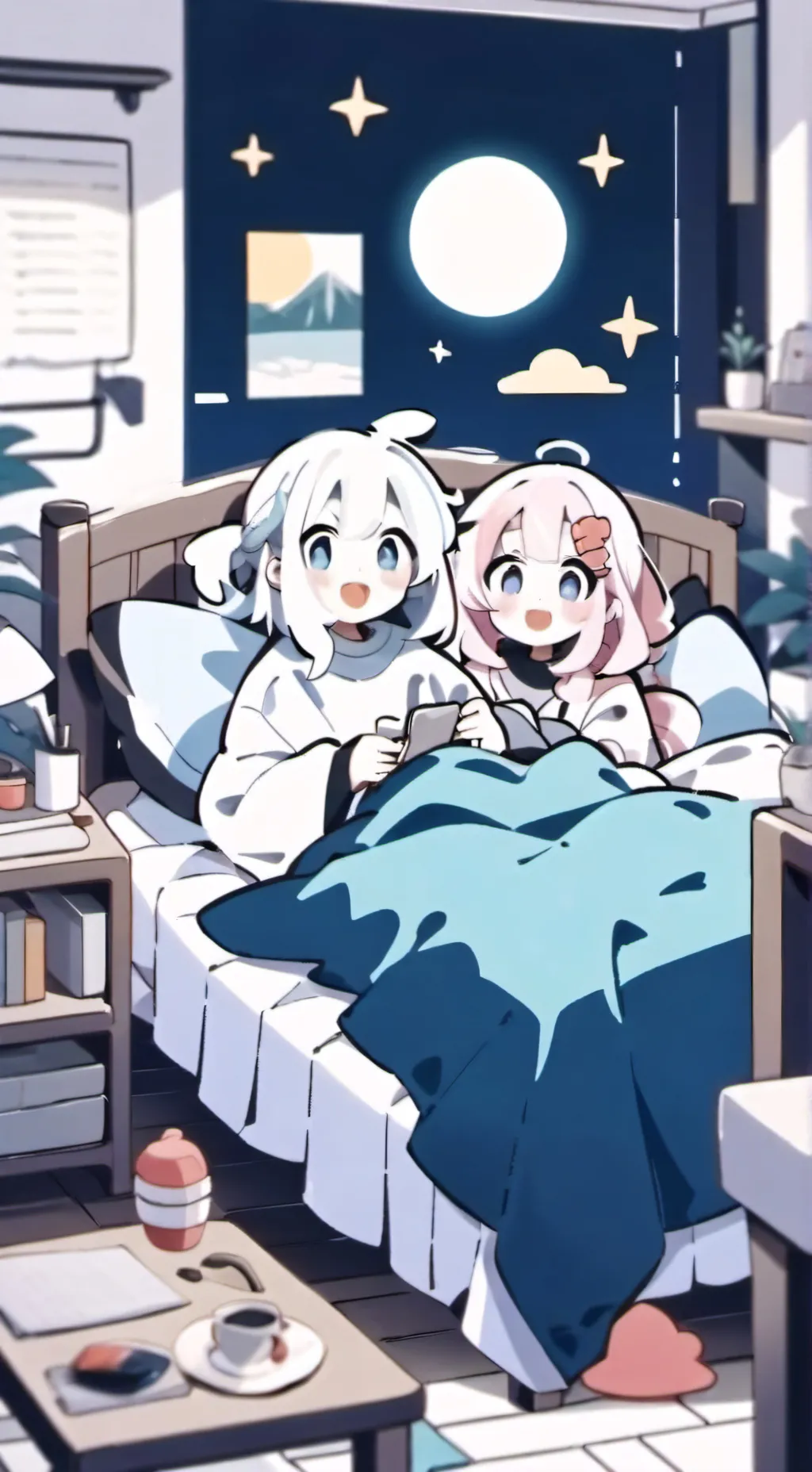 ai character: ~MHA spleepover~ background