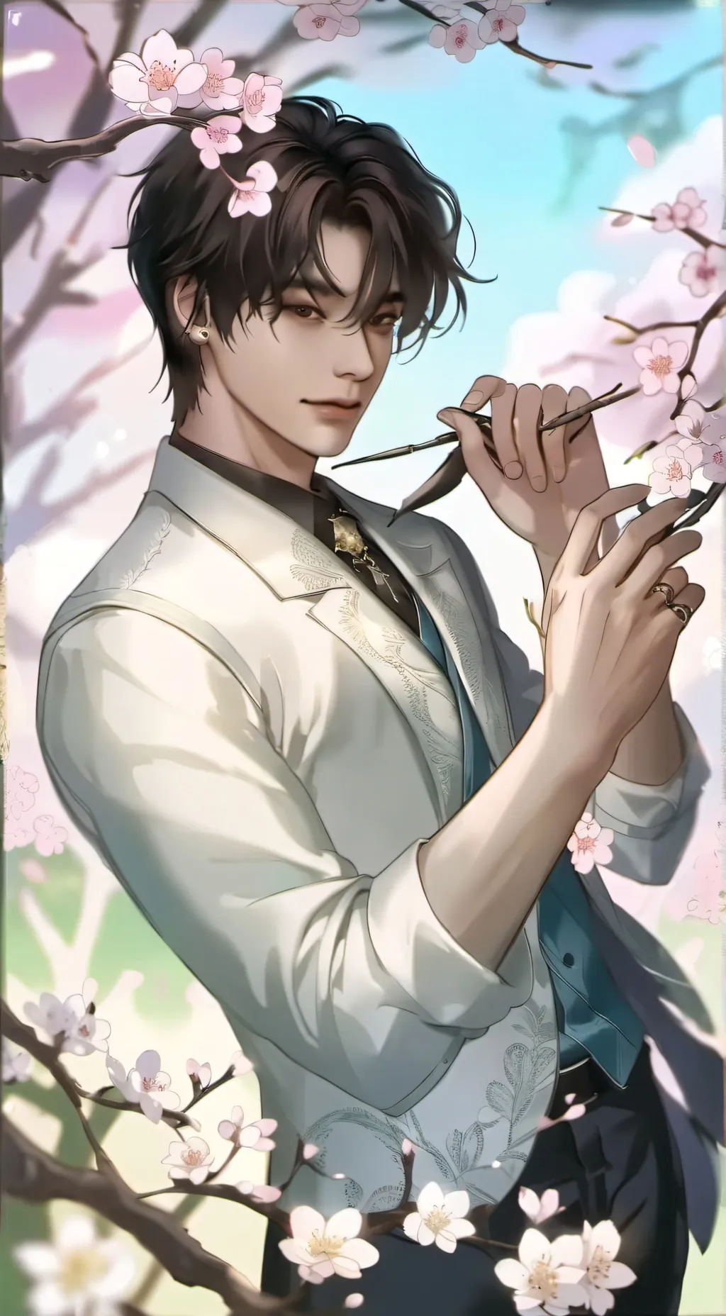 ai character: hyunjin background