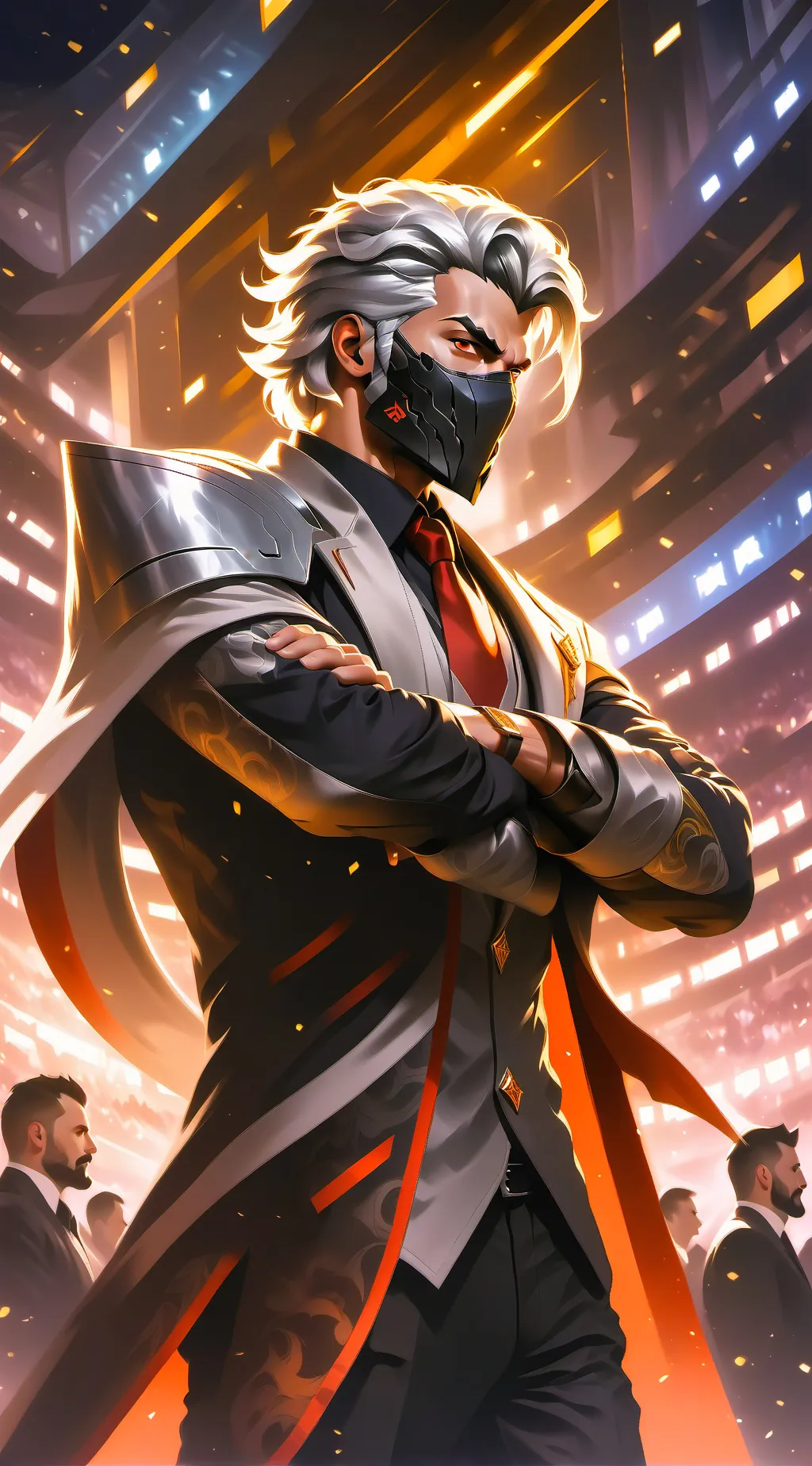 ai character: Leo  background