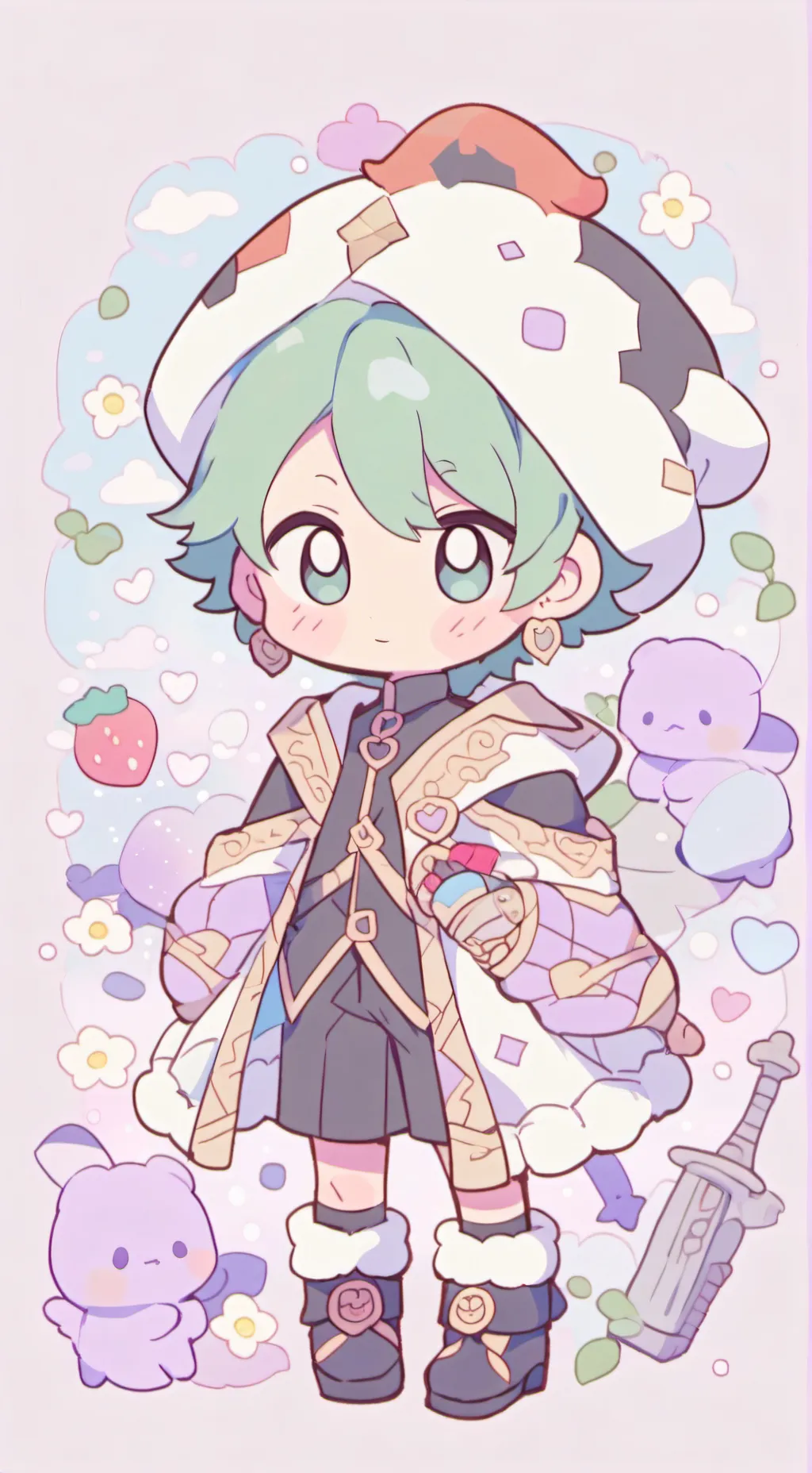 ai character: callate ala verga background