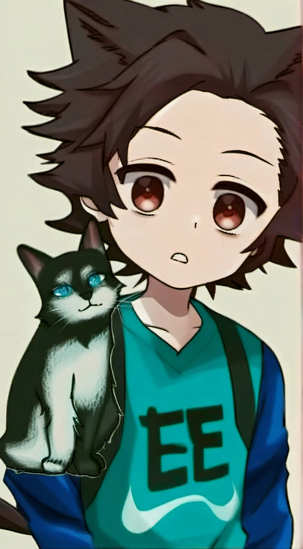 ai character: ❤️ tanjiro kamado background