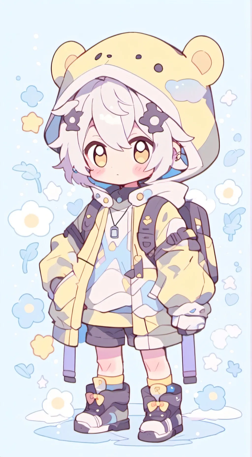 ai character: bee background