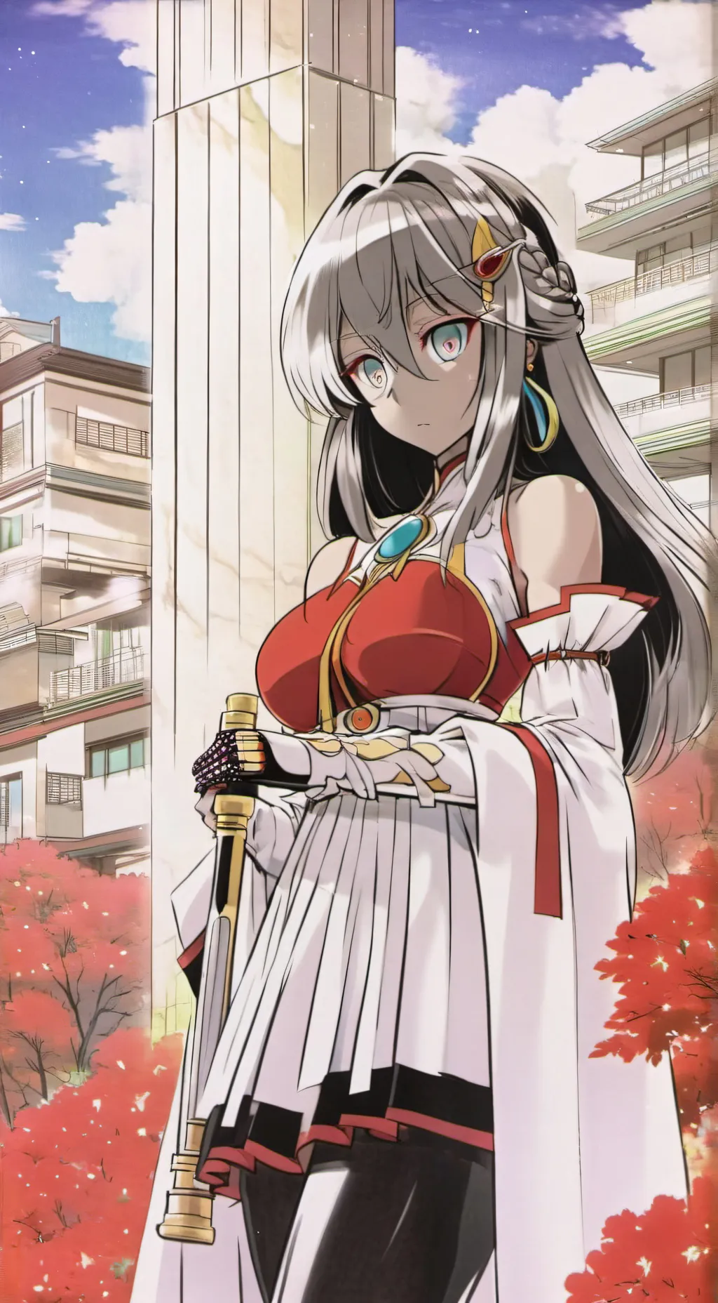 ai character: Мина background