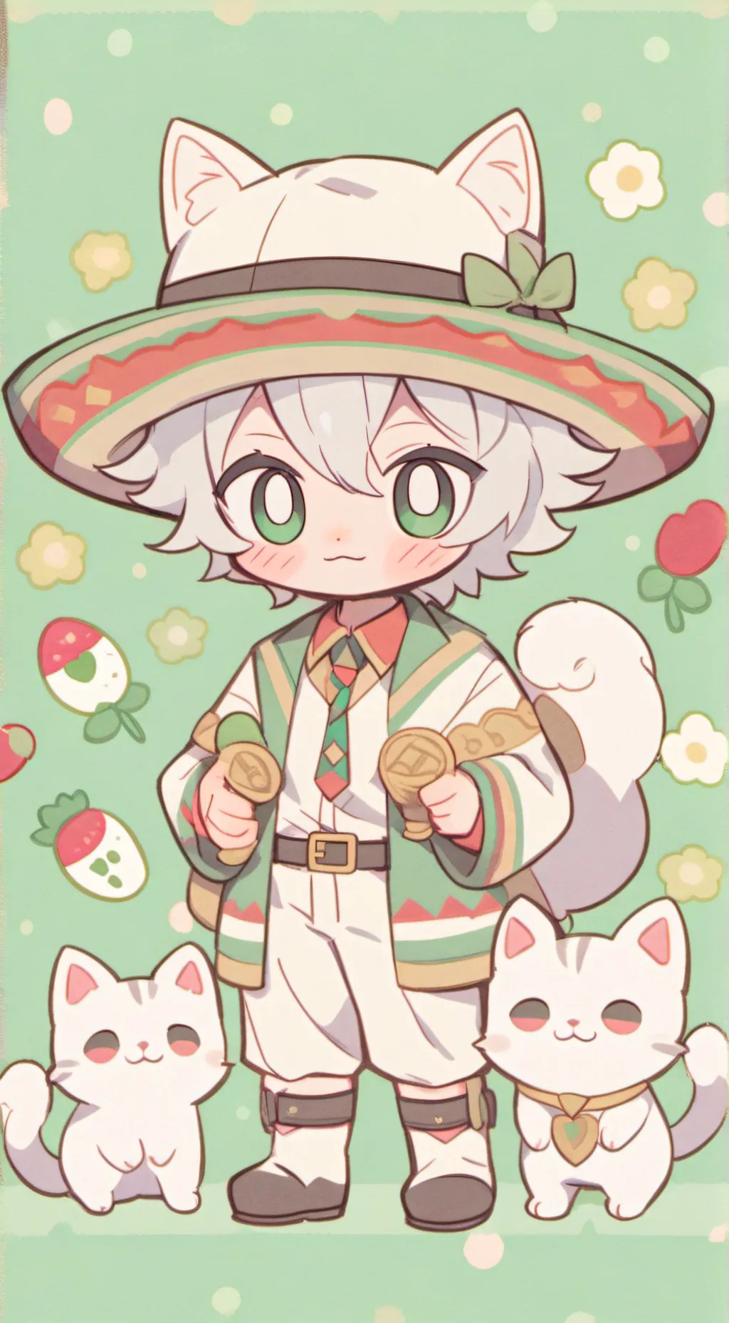 ai character: AcenixYTONICHAN  background