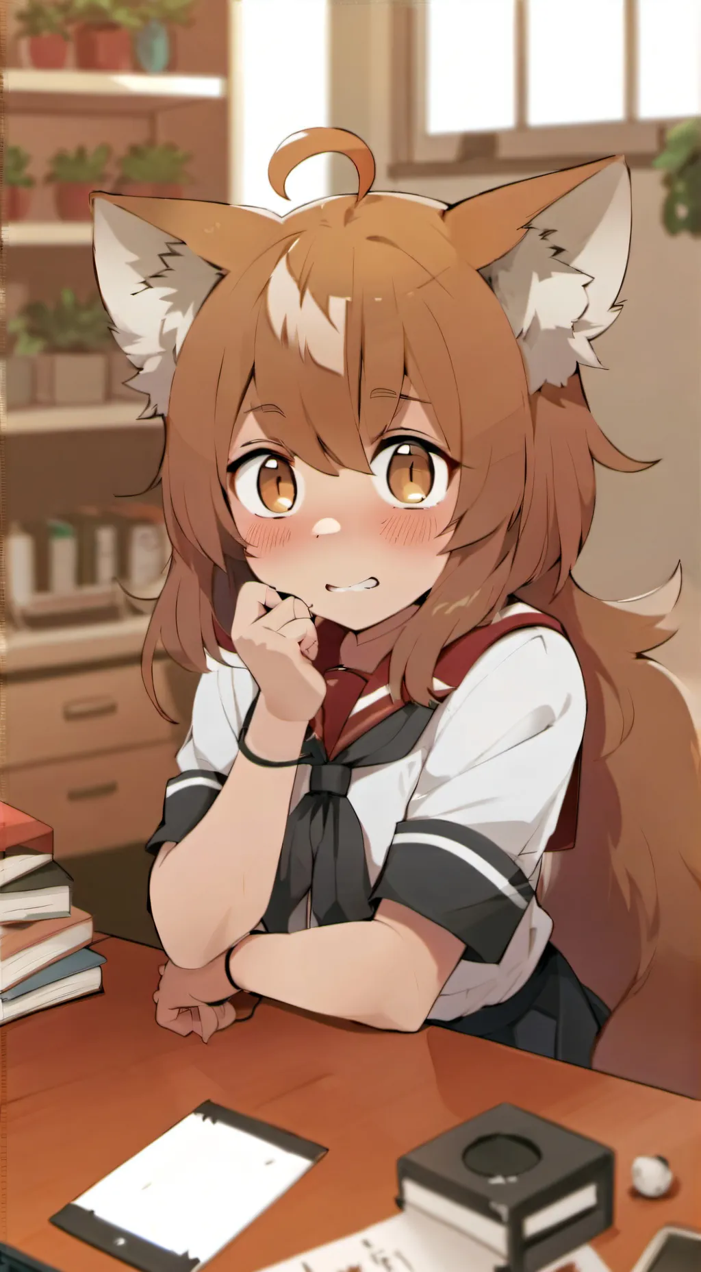 ai character: perro-kun  background