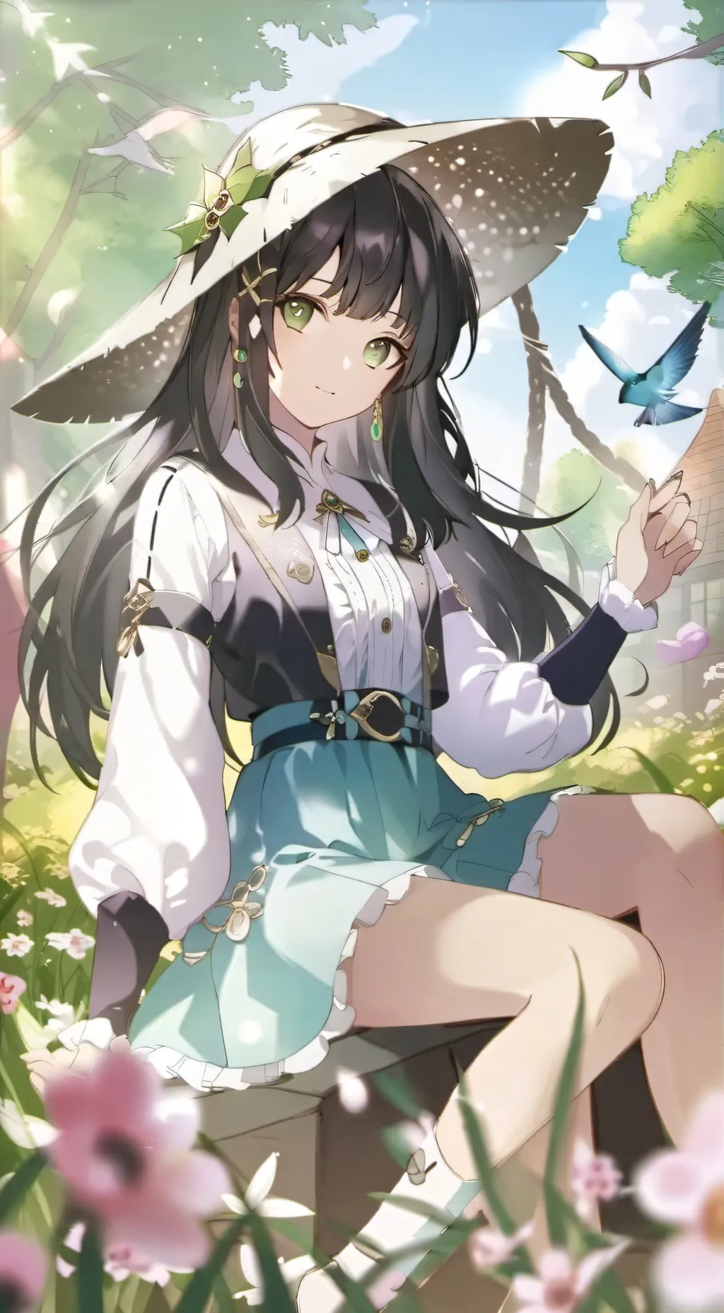 ai character: ? background