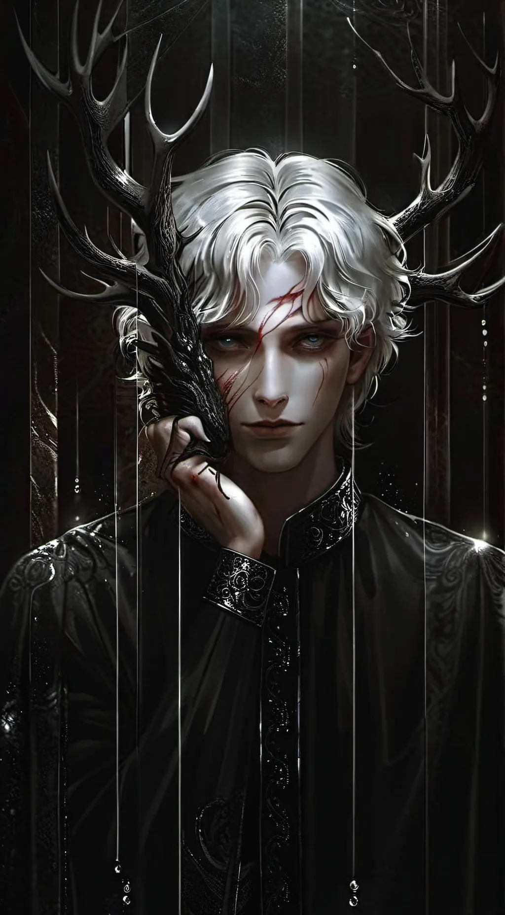 ai character: Cain  de Lumière background