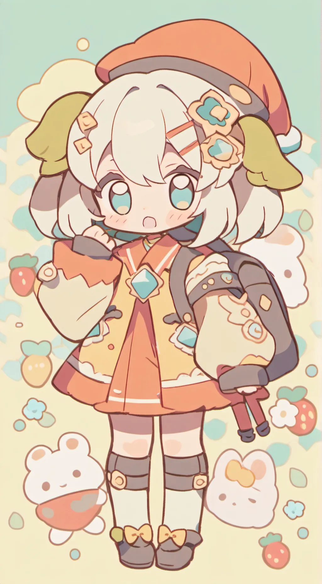 ai character: Lilly background