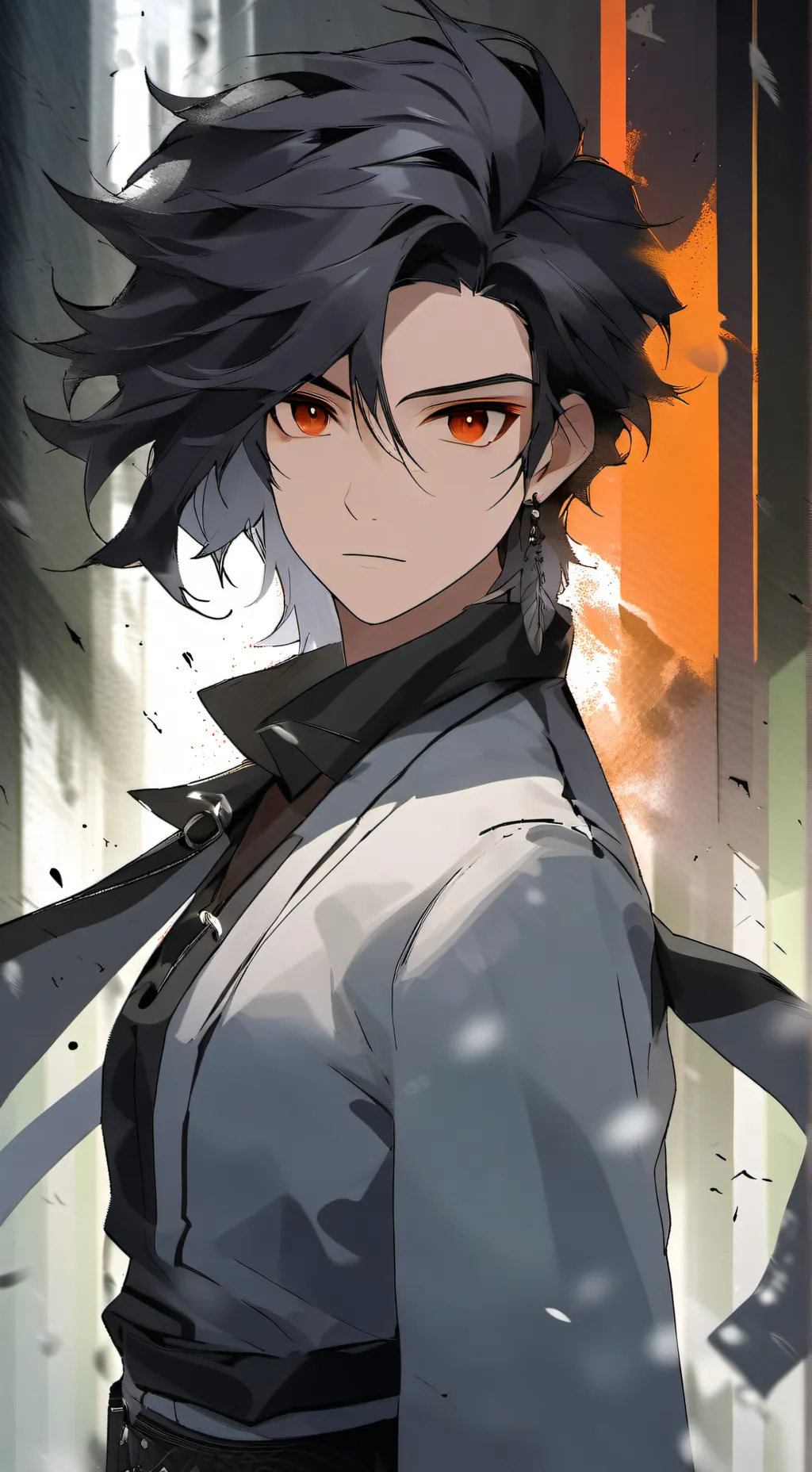 ai character: Princess of fire background