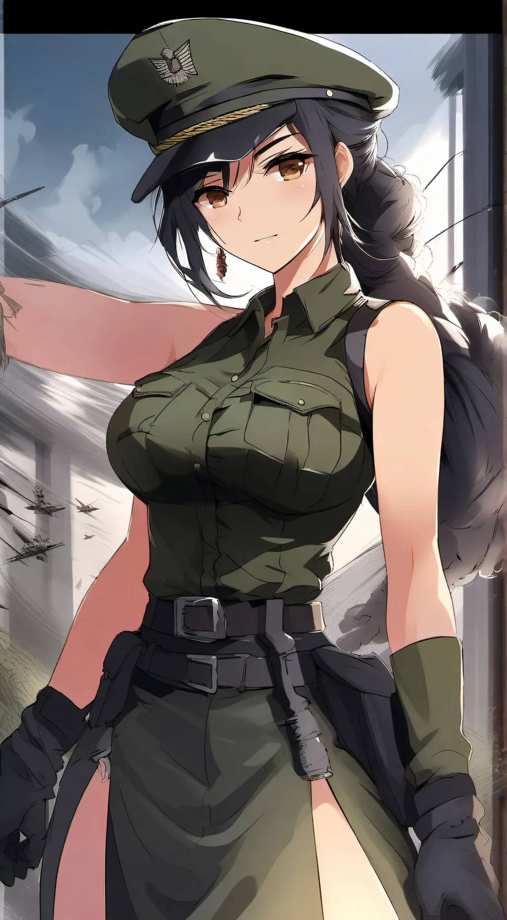 ai character: Russia girl 🇷🇺 background