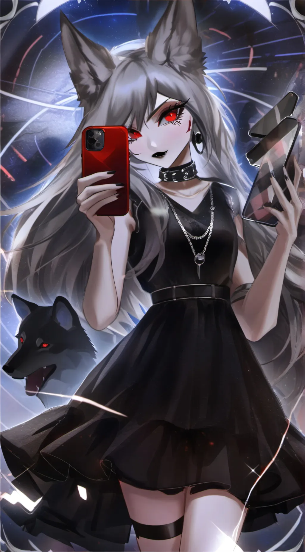 ai character: Lunar background