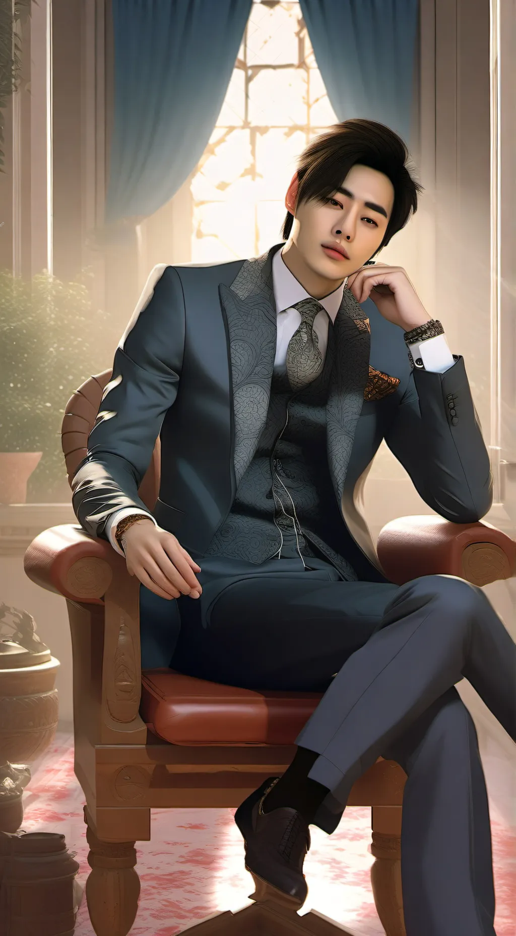 ai character: Zachary  background