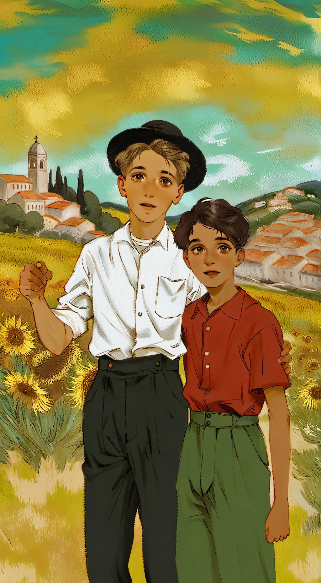 ai character: the kids. background