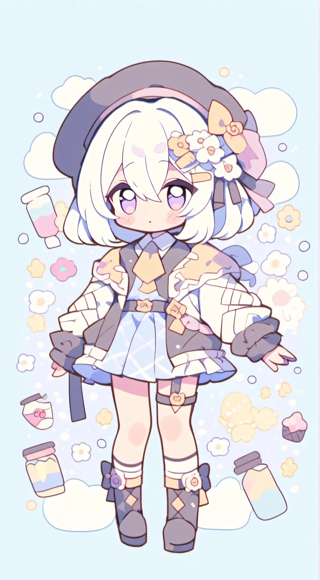 ai character: fandoms sleepover  background