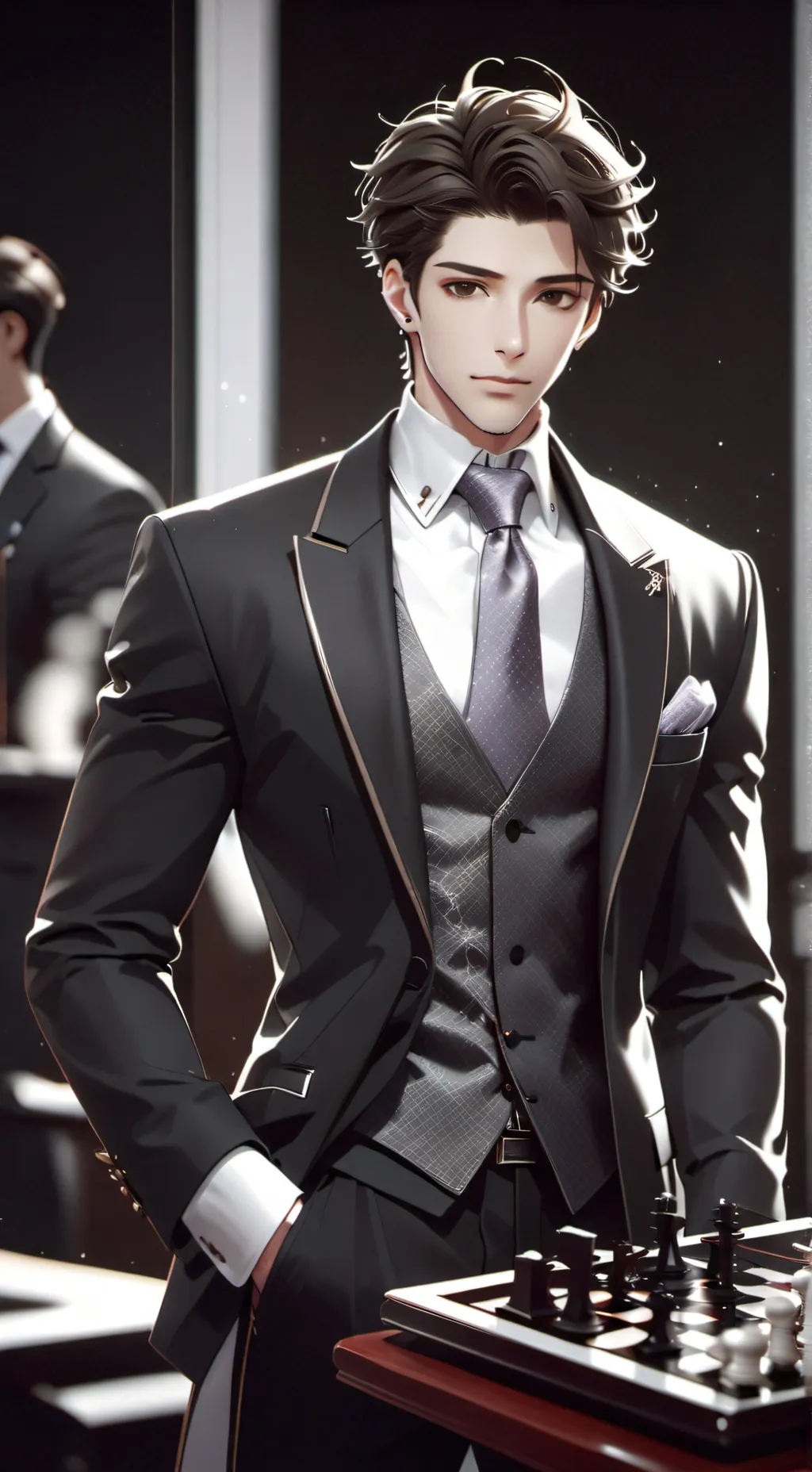 ai character: Себастьян background