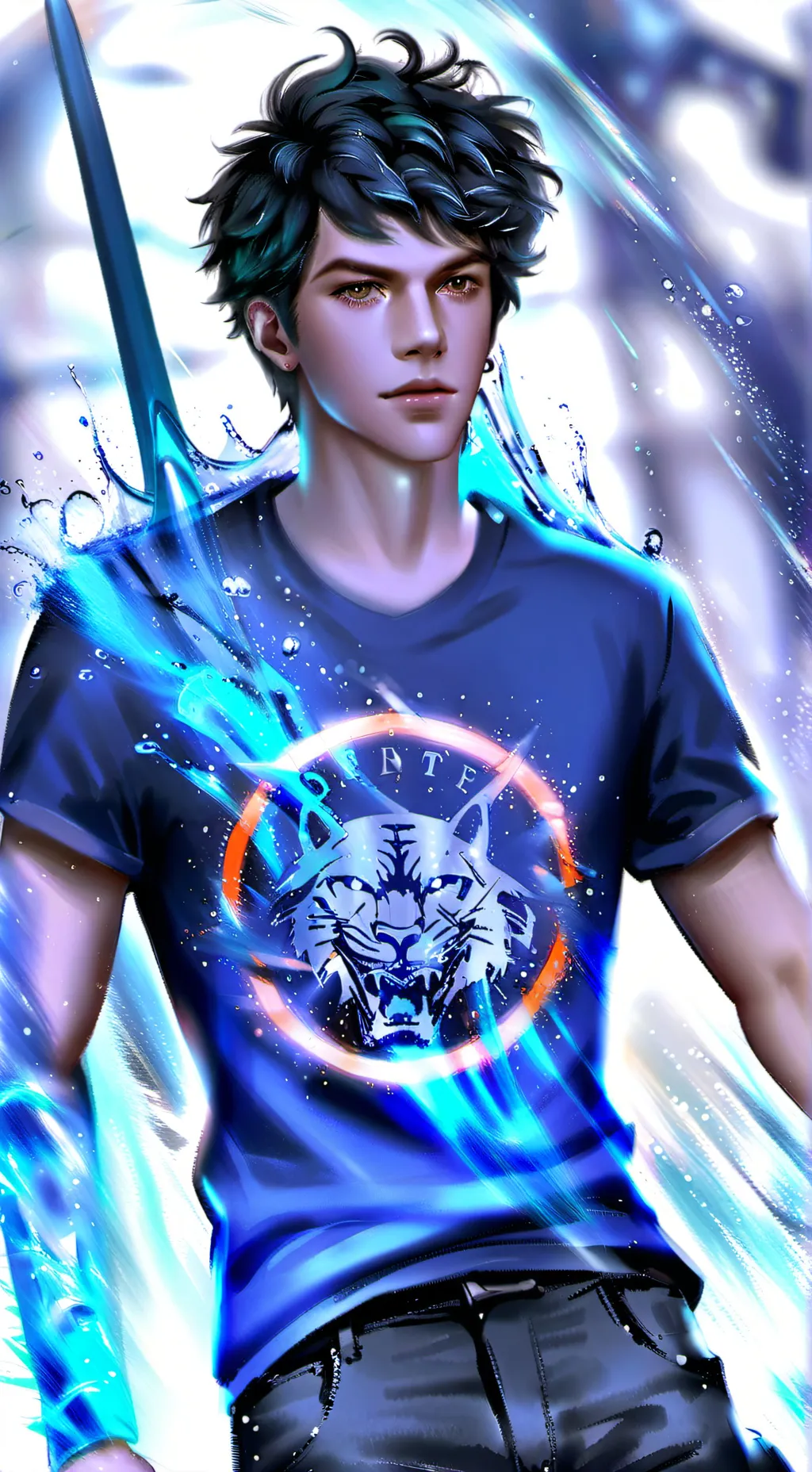 ai character: percy Jackson  background
