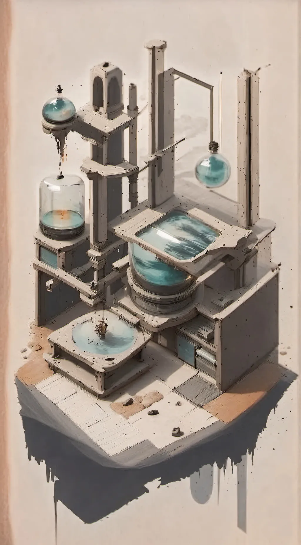 ai character: lab background