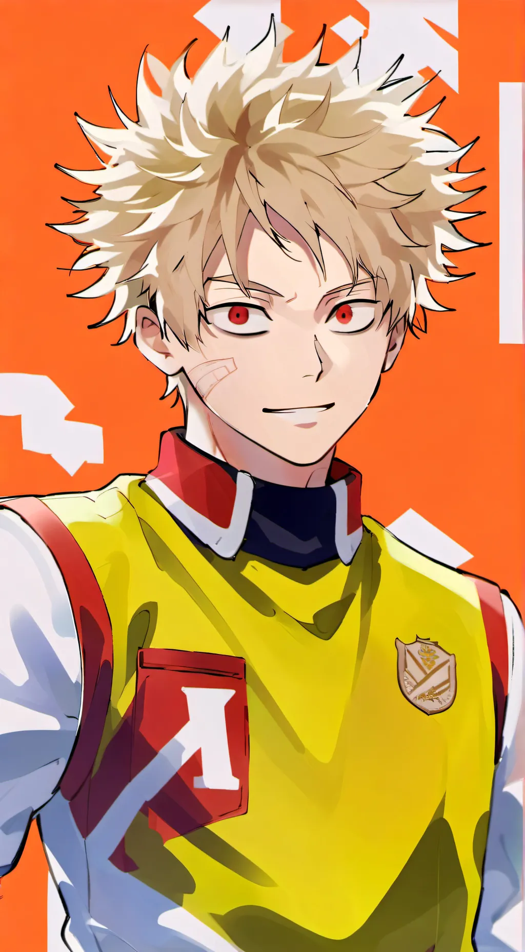 ai character: Bakugo  background