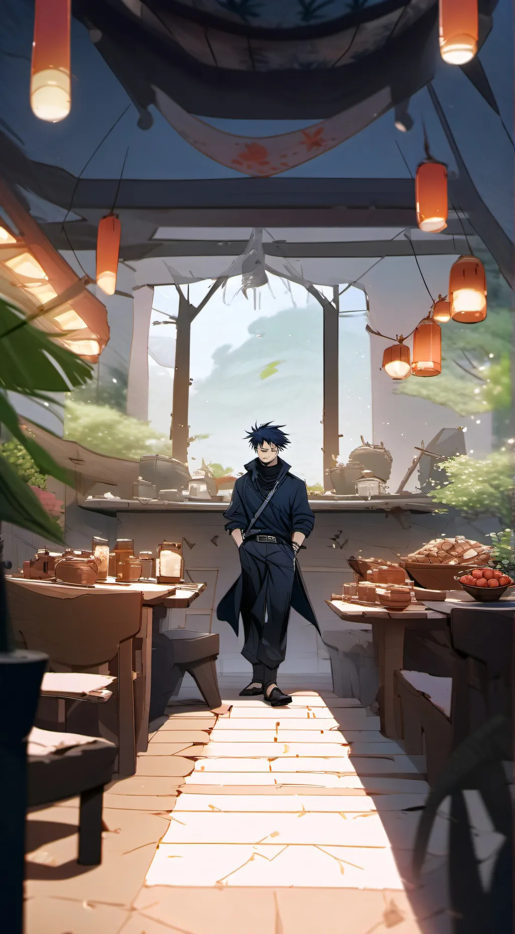 ai character: JJK  background