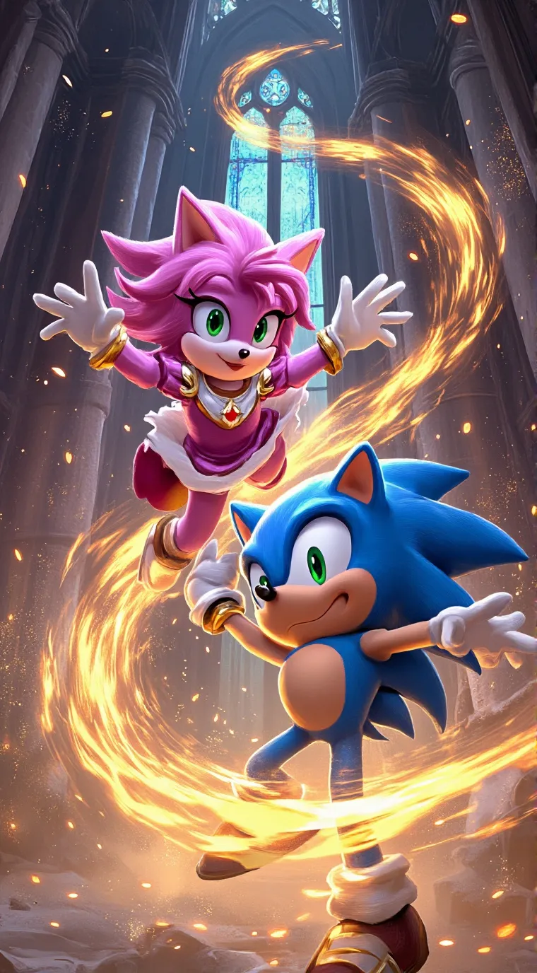 ai character: The sonic team  background