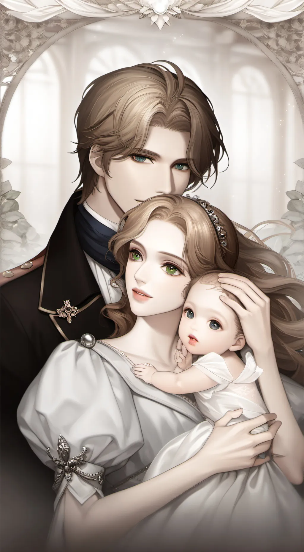 ai character: royal family  background