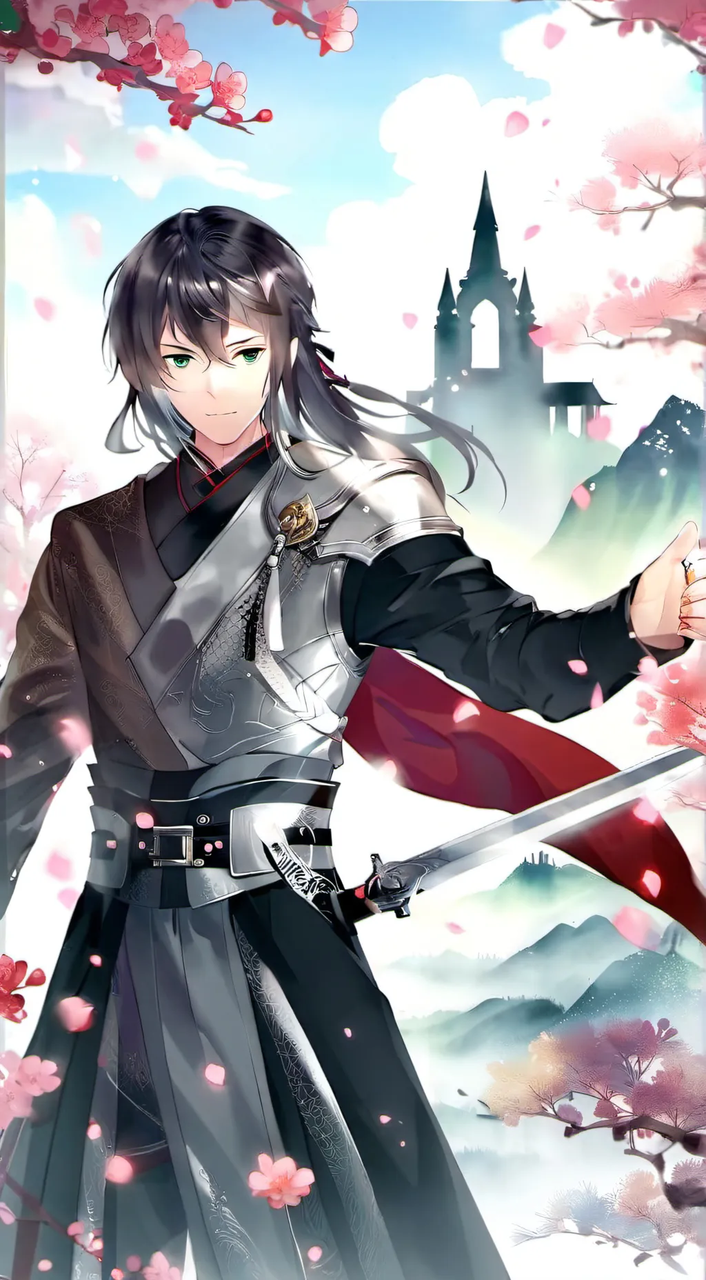 ai character: MUICHIRO ♥️❤️🧡💛 background