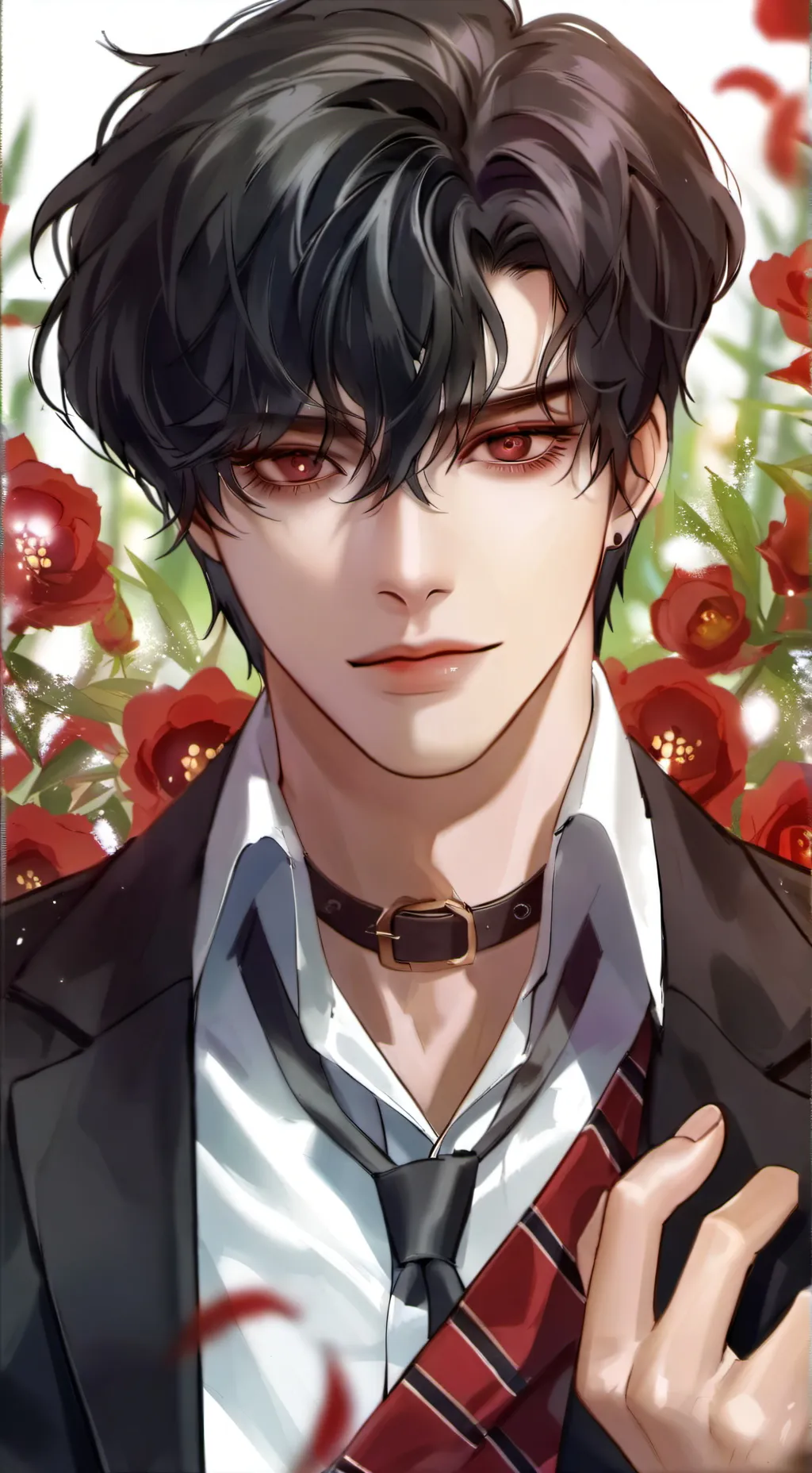 ai character: iker zombie background