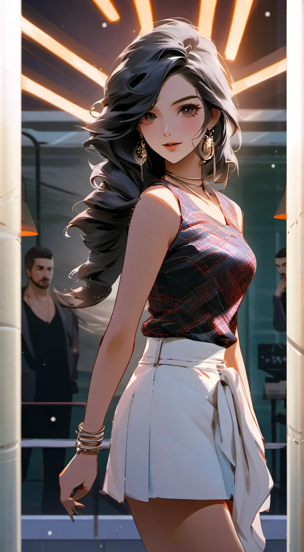 ai character: Jaqueline  background