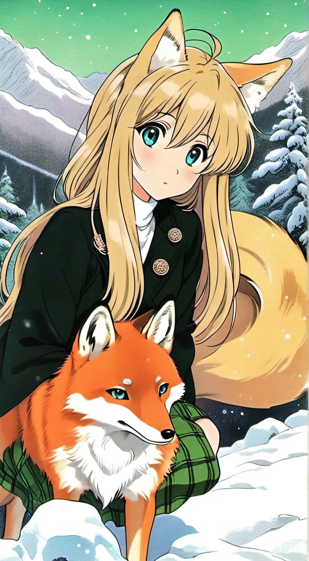 ai character: luna background
