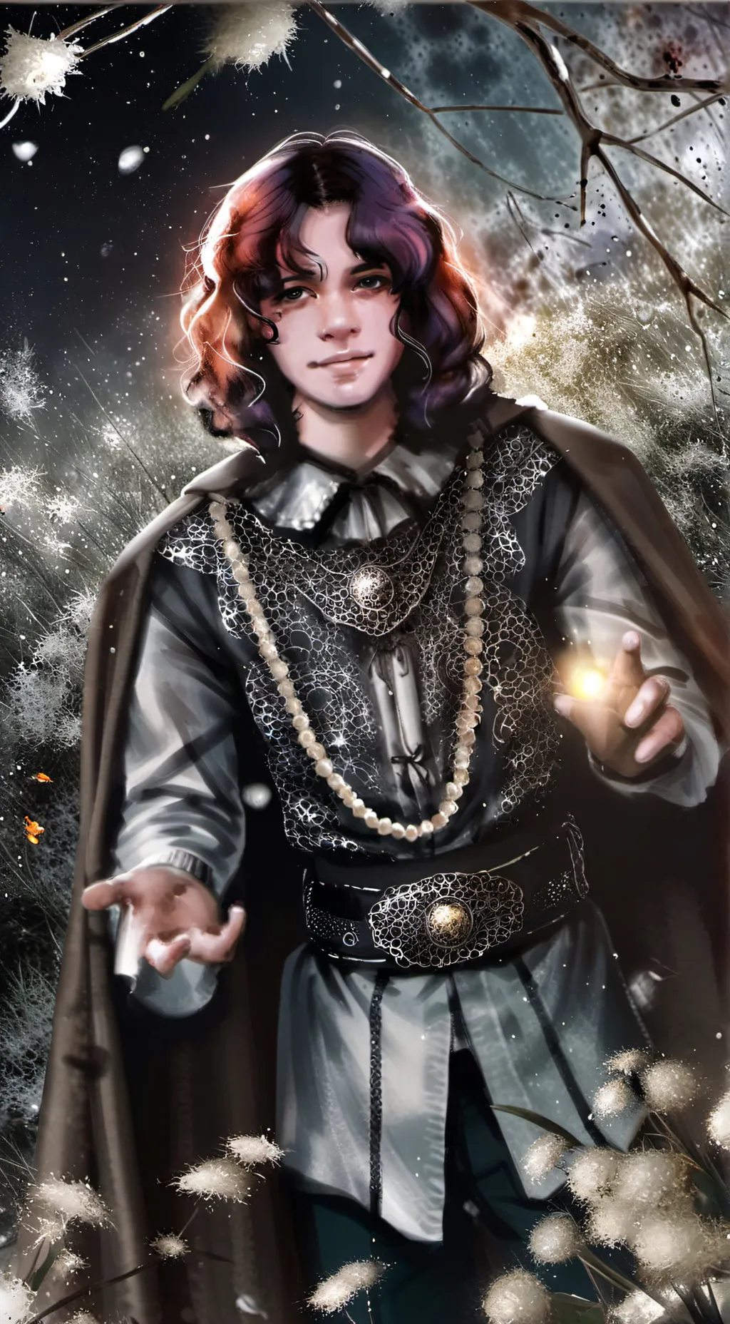 ai character: grace background