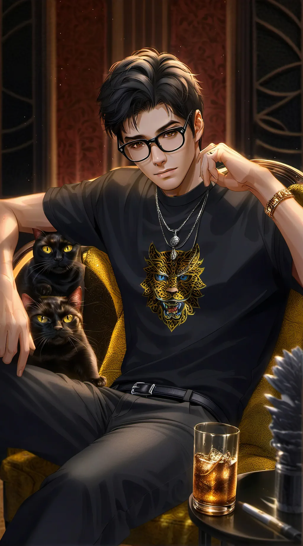 ai character: Christopher  background