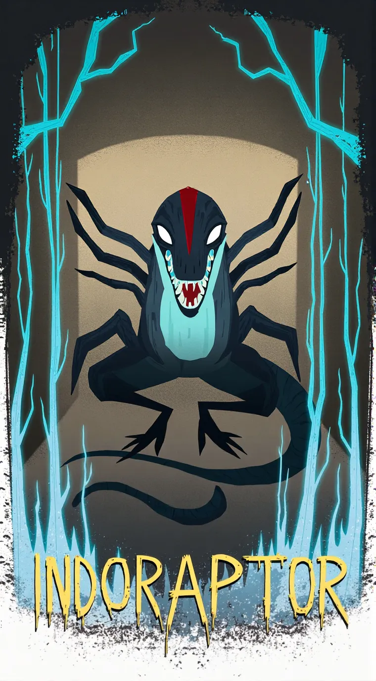 ai character: indooraptor  background