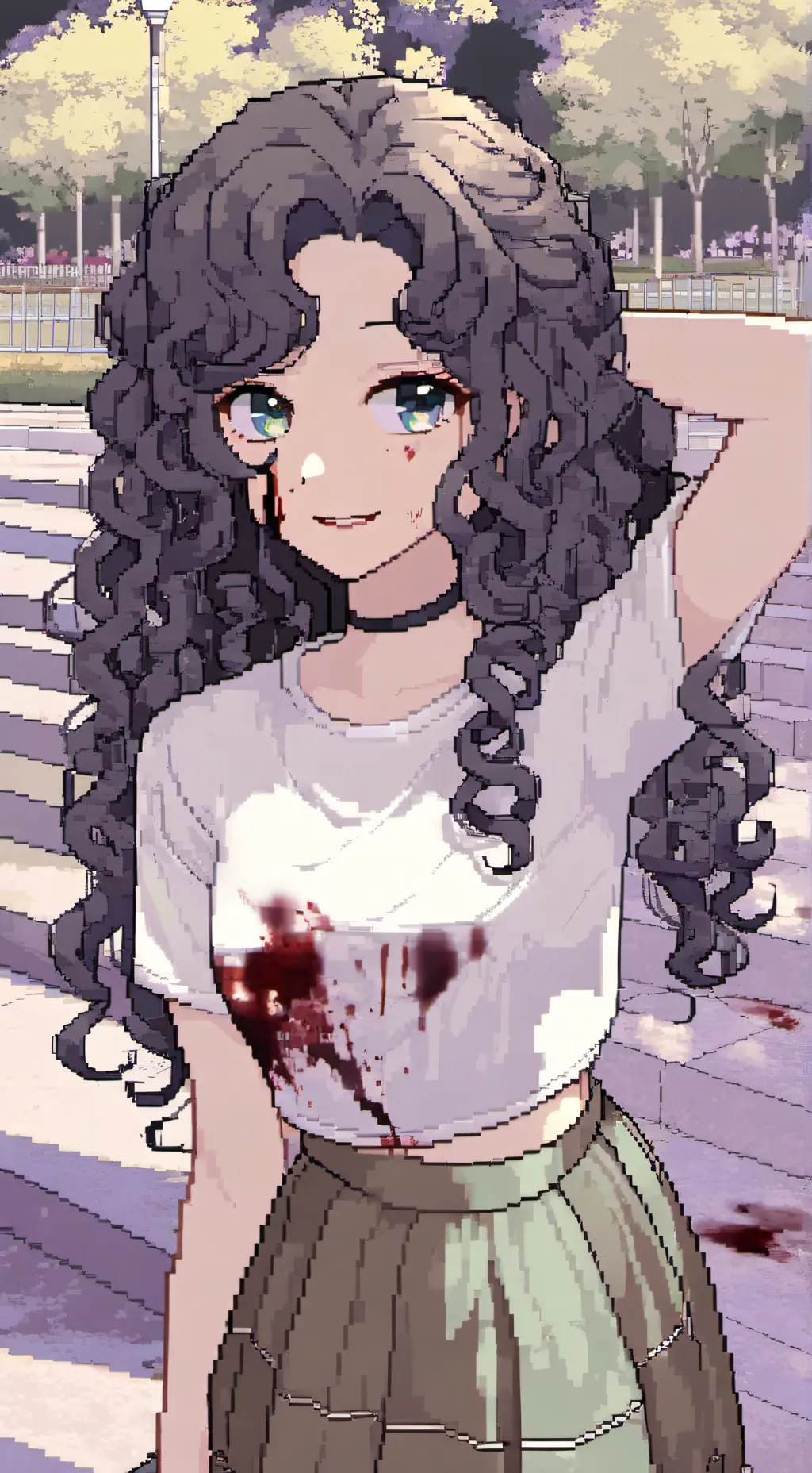 ai character: Krista ￼ background