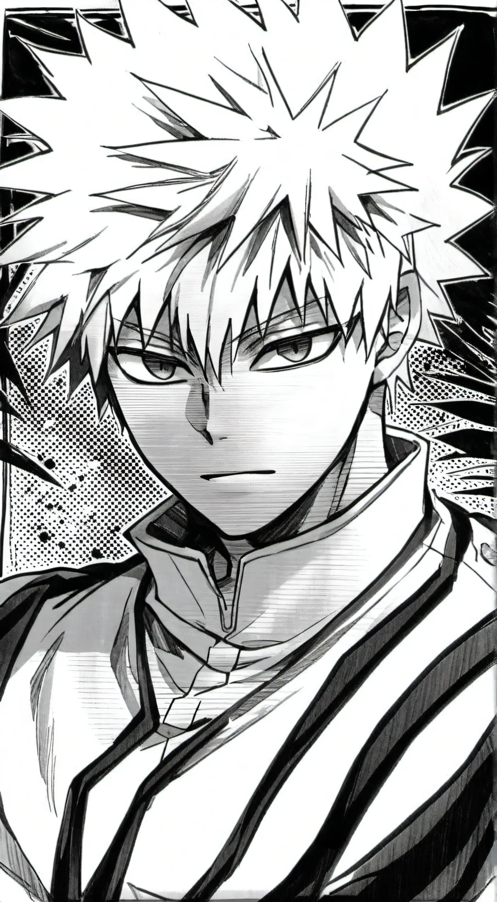 ai character: Katsuki Bakugo background
