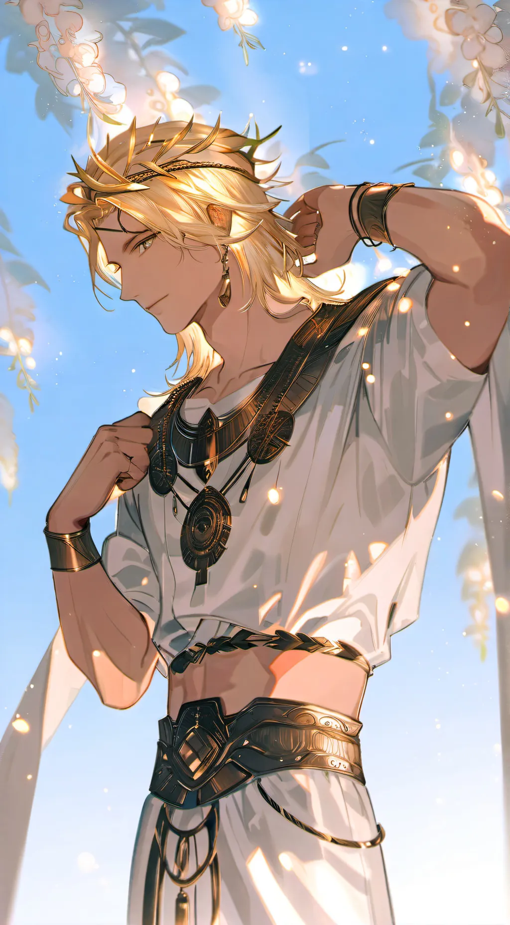 ai character: Lord Apollo background